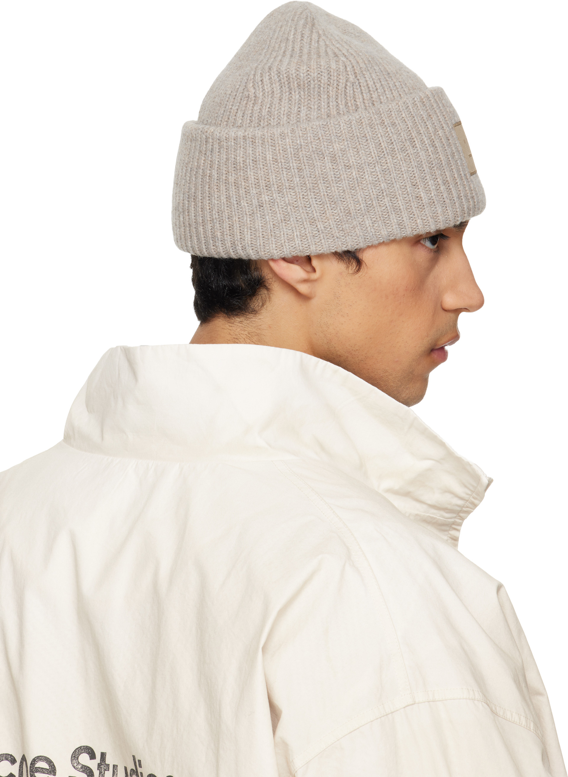 Acne Studios - グレー Face Logo ビーニー