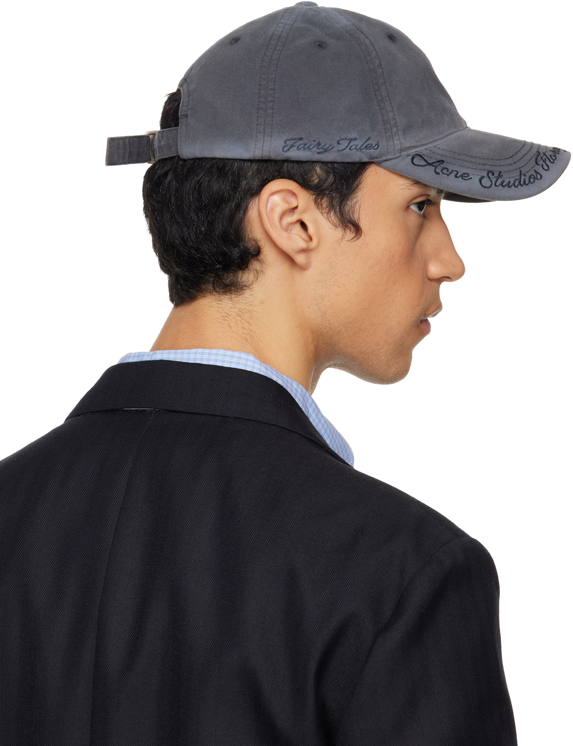 Acne Studios - グレー ロゴ キャップ