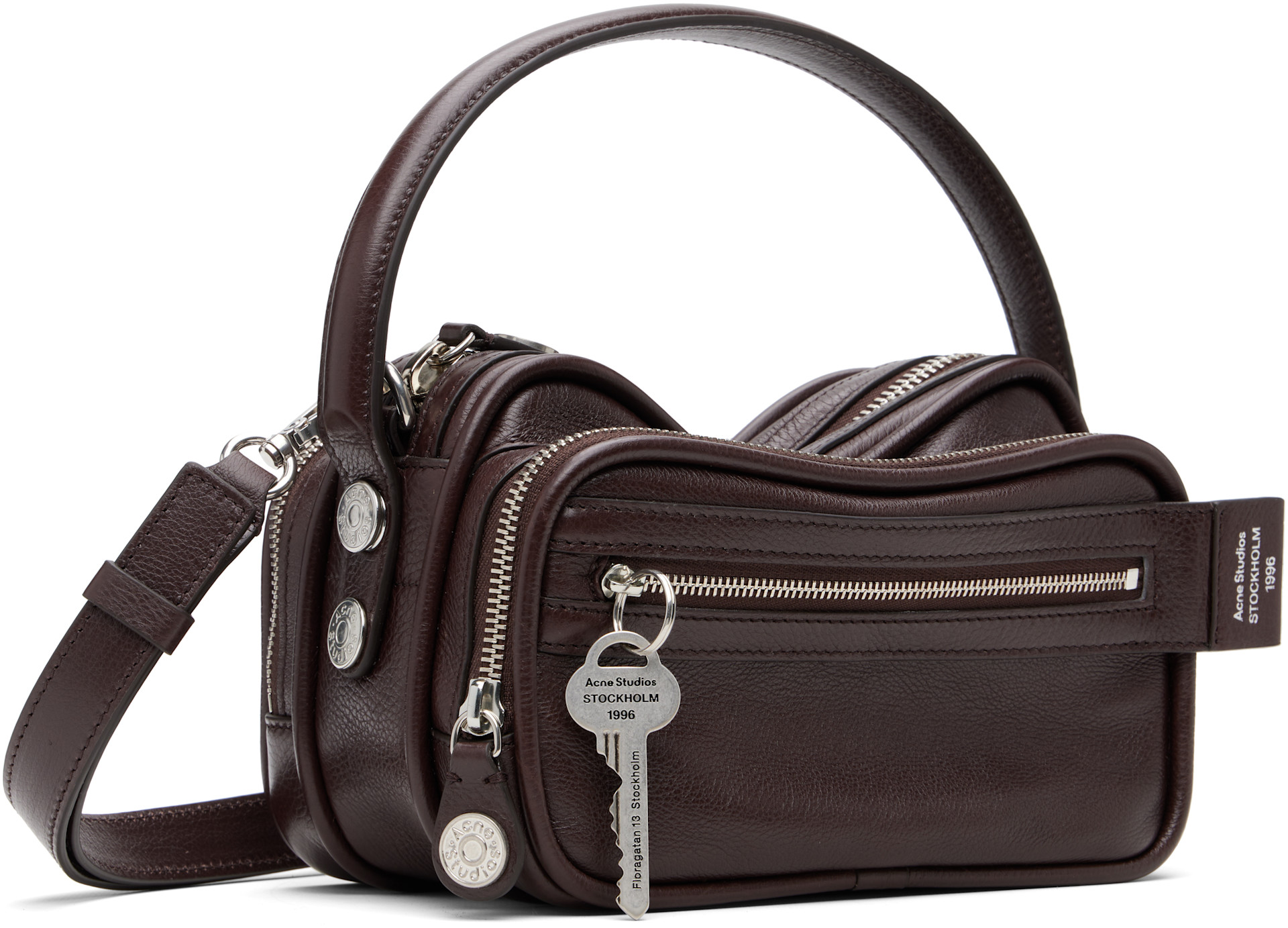 Acne Studios - Brown Camero Kit Crossbody Bag