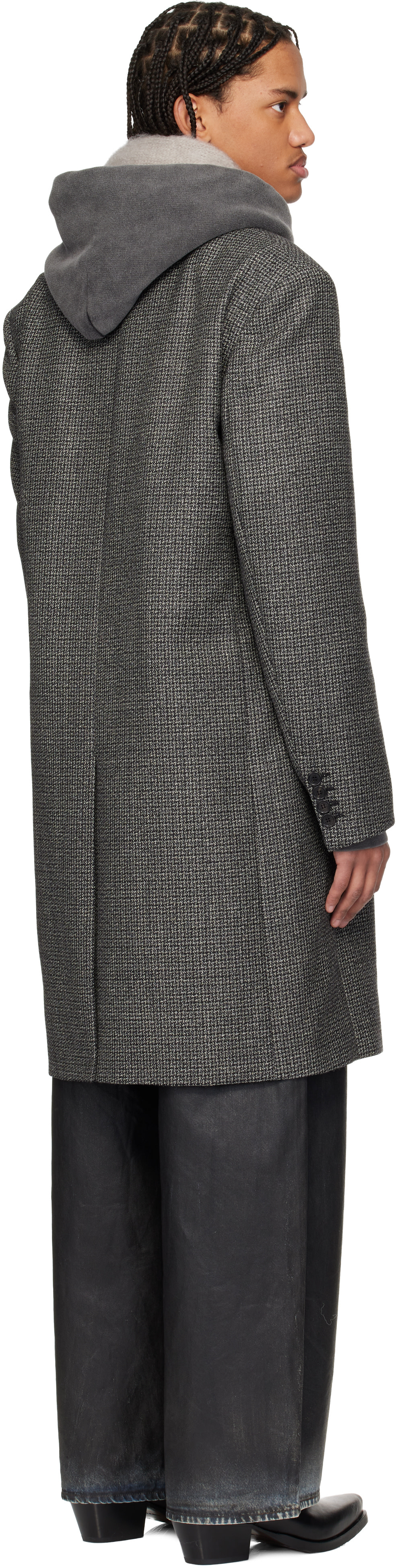 Acne Studios - Gray Single-Breasted Wool Coat