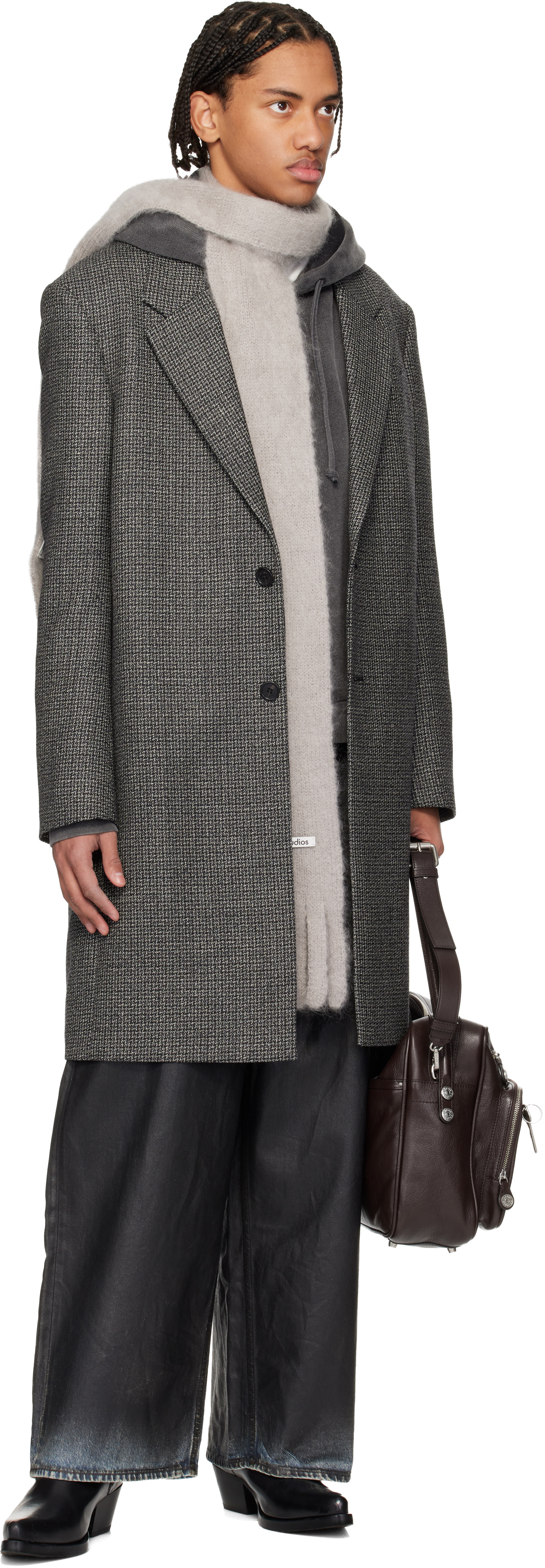 Acne Studios - Gray Single-Breasted Wool Coat