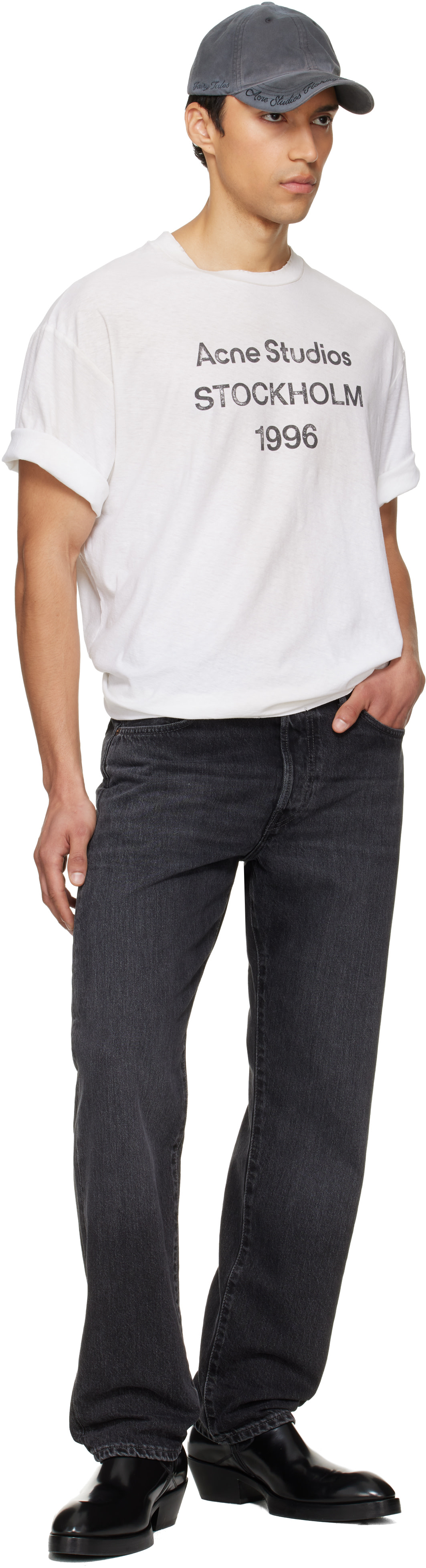 Acne Studios: Black 1996 Jeans | SSENSE
