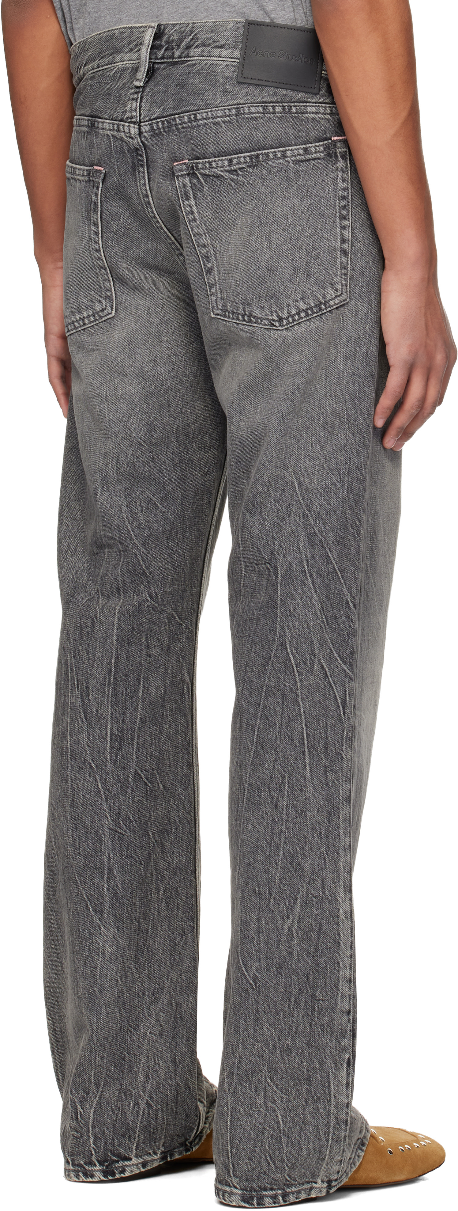 Acne Studios: Gray 2010M Regular Fit Jeans | SSENSE