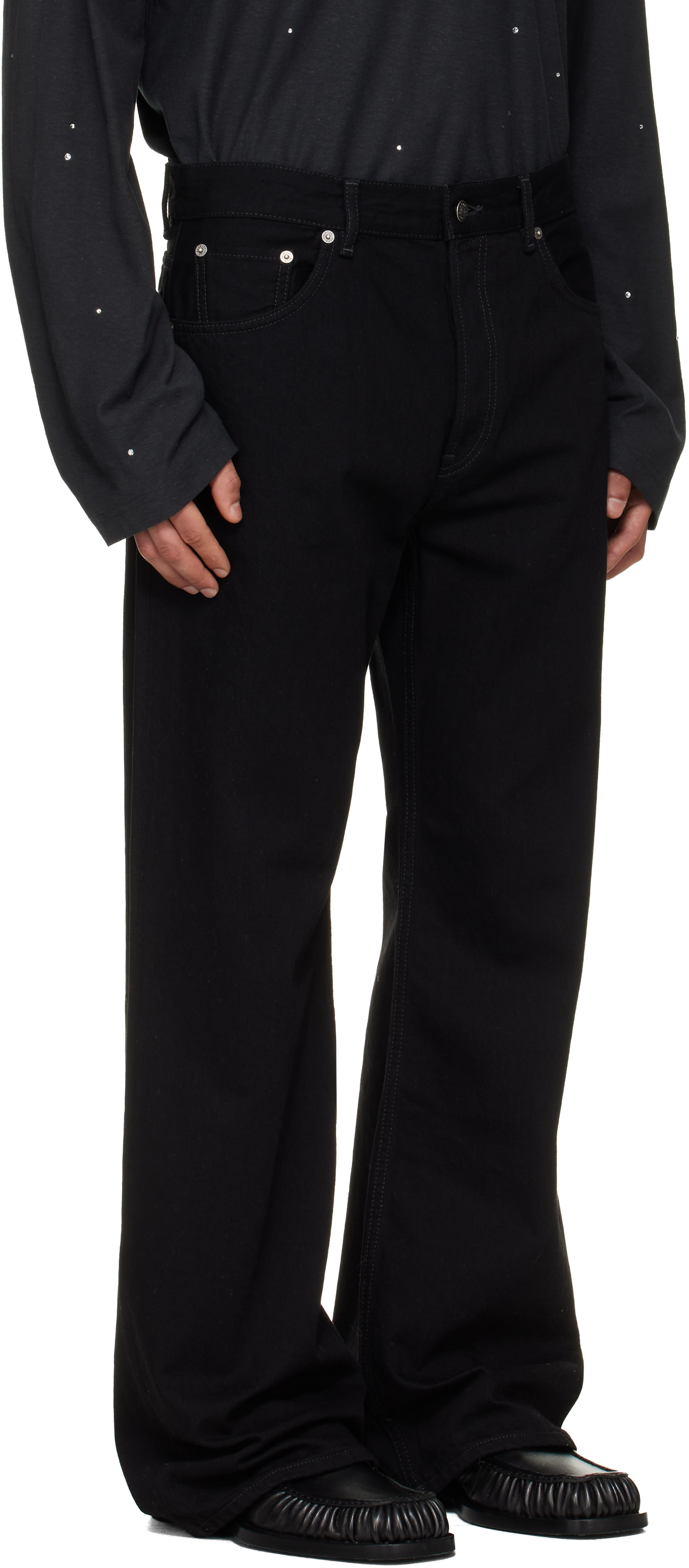 Acne Studios - ブラック Regular Fit 2021M ジーンズ