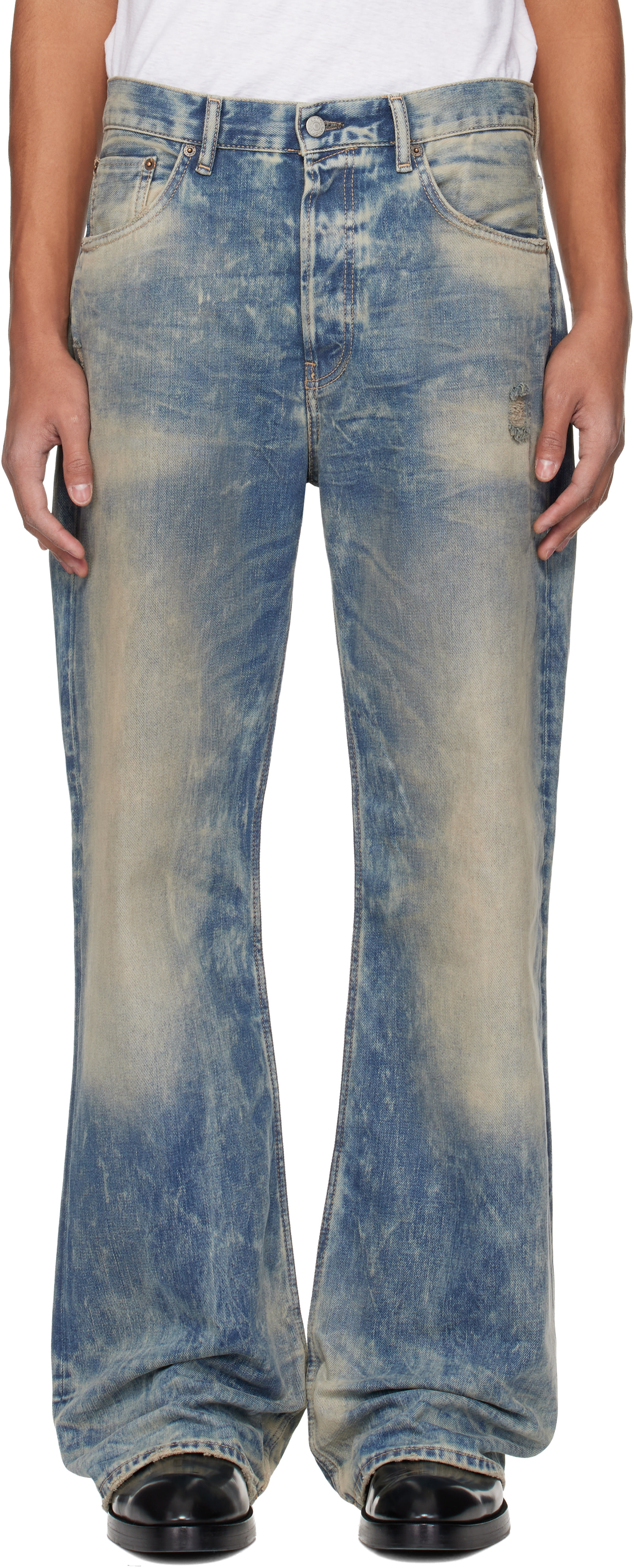 Acne Studios - Jean 2021M bleu à coupe classique
