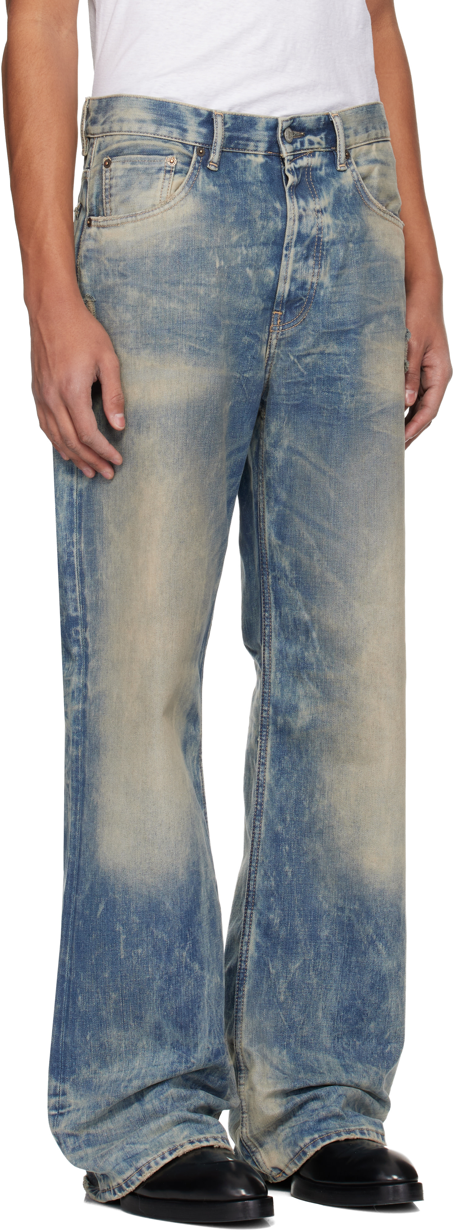 Acne Studios - Jean 2021M bleu à coupe classique