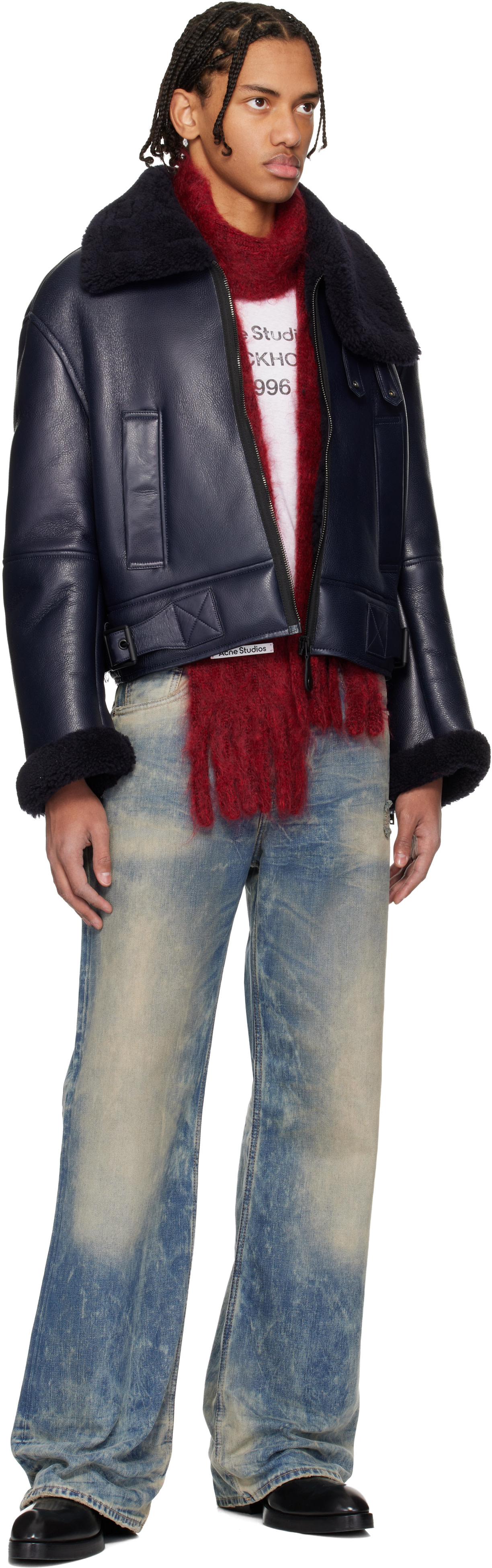 Acne Studios - Jean 2021M bleu à coupe classique