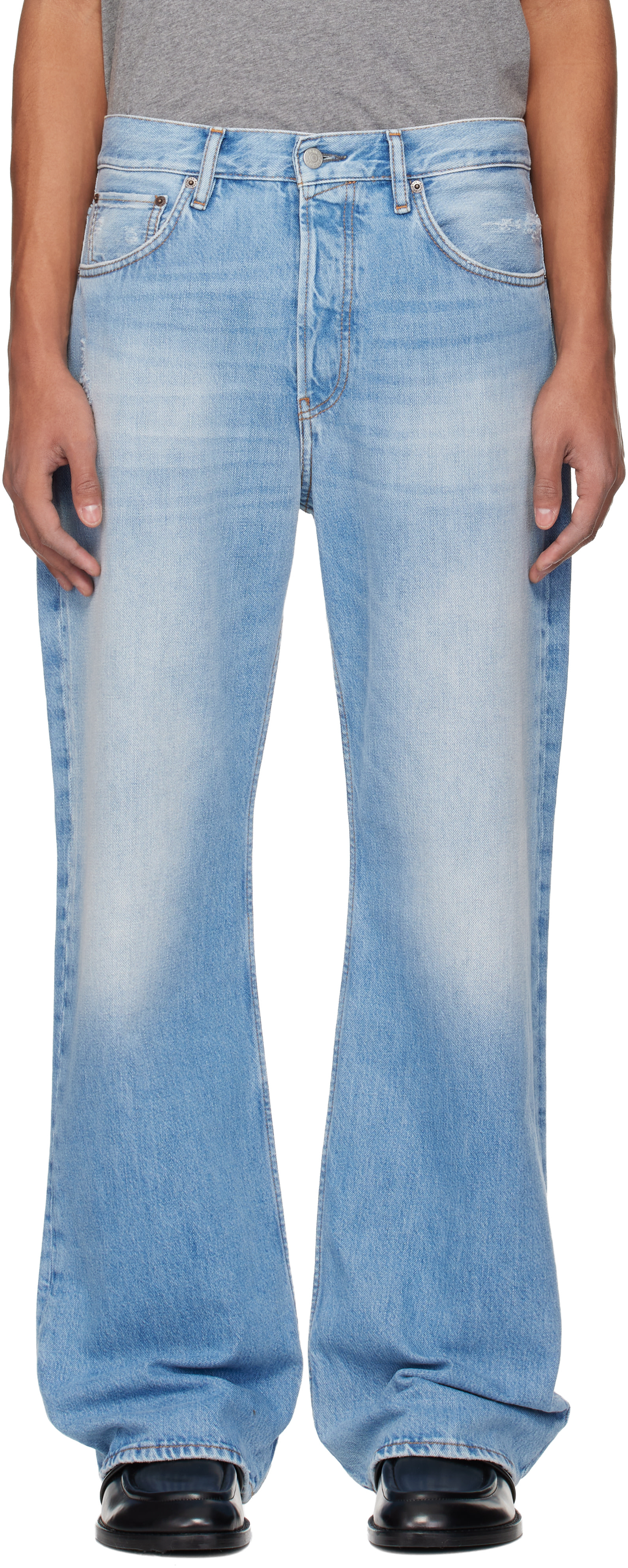 Acne Studios - Jean 2021M bleu à coupe classique