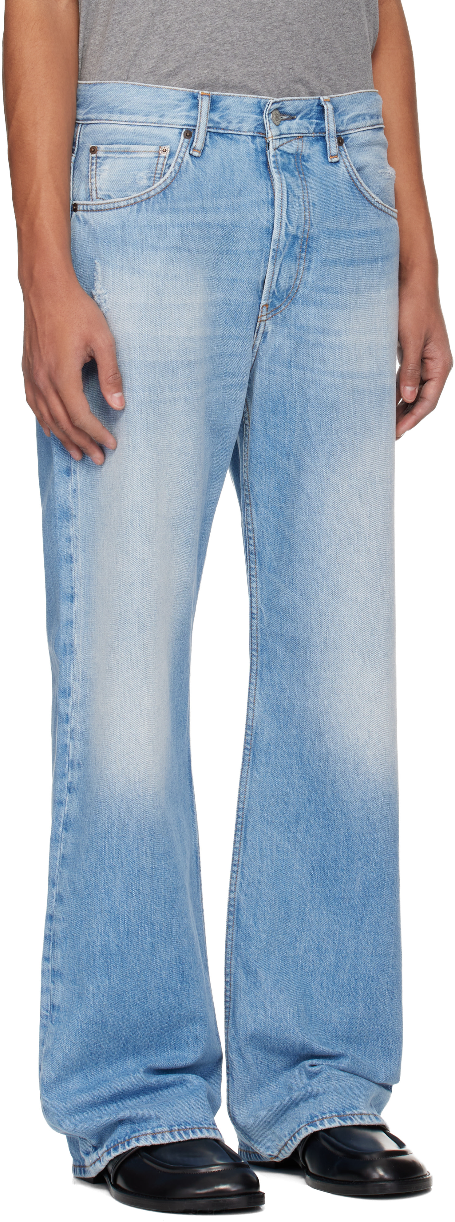 Acne Studios - Jean 2021M bleu à coupe classique