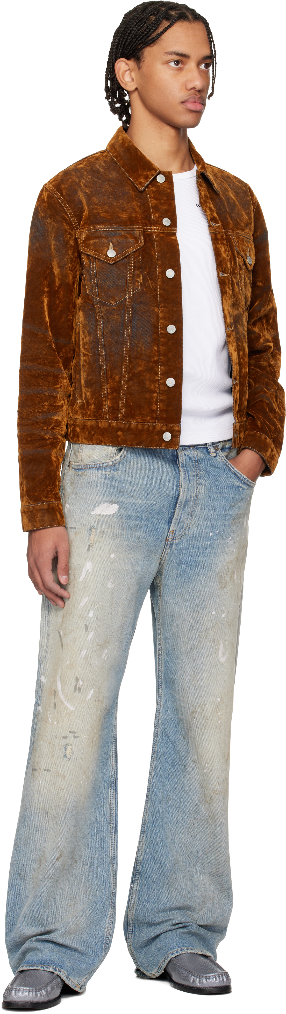 Acne Studios - Jean 2021M bleu à coupe classique