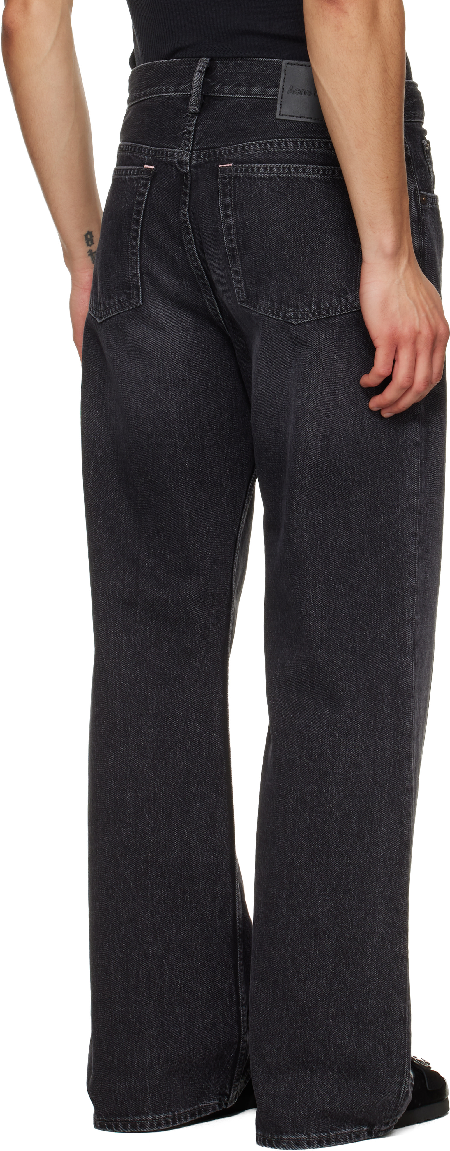 Acne Studios - Jean 2021M noir à coupe classique