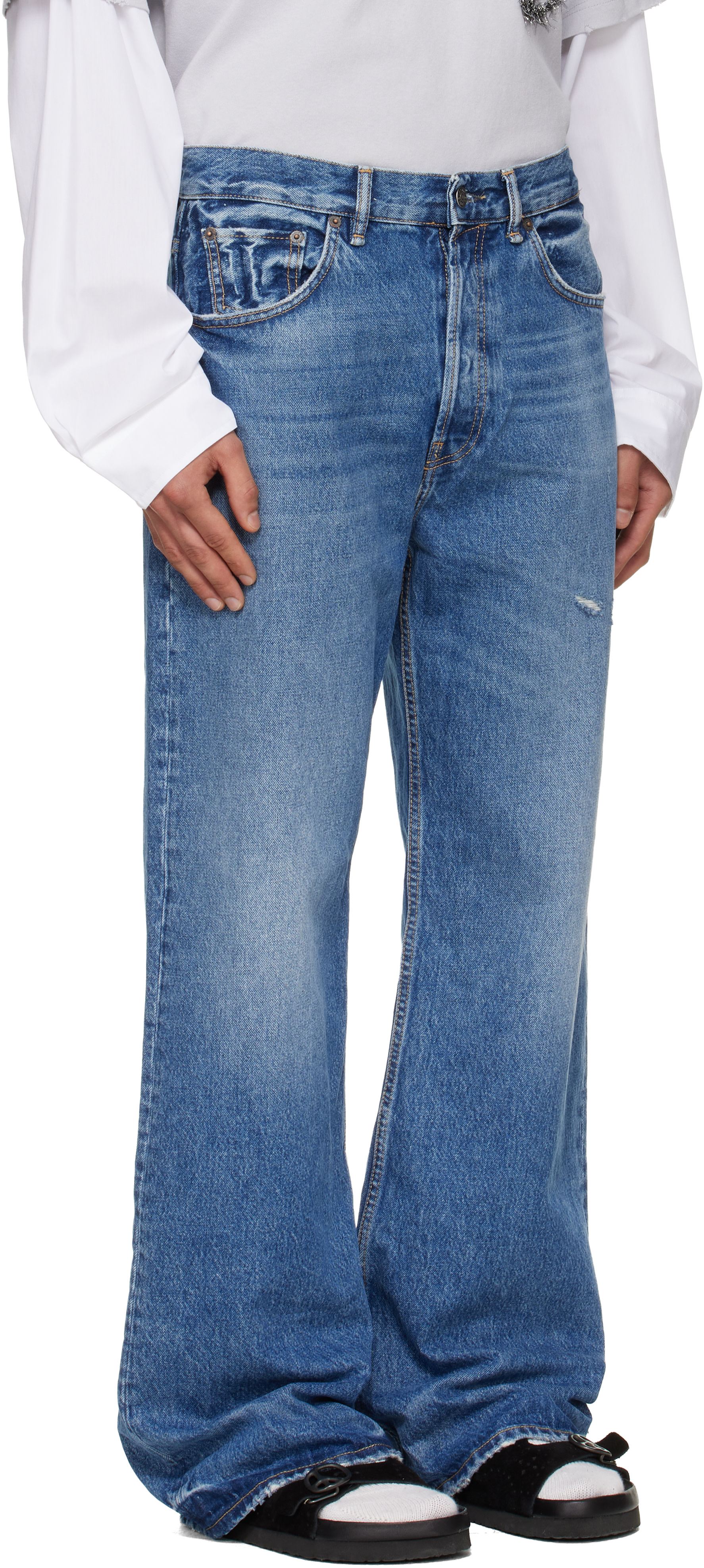 Acne Studios - 블루 2021M 데님 진