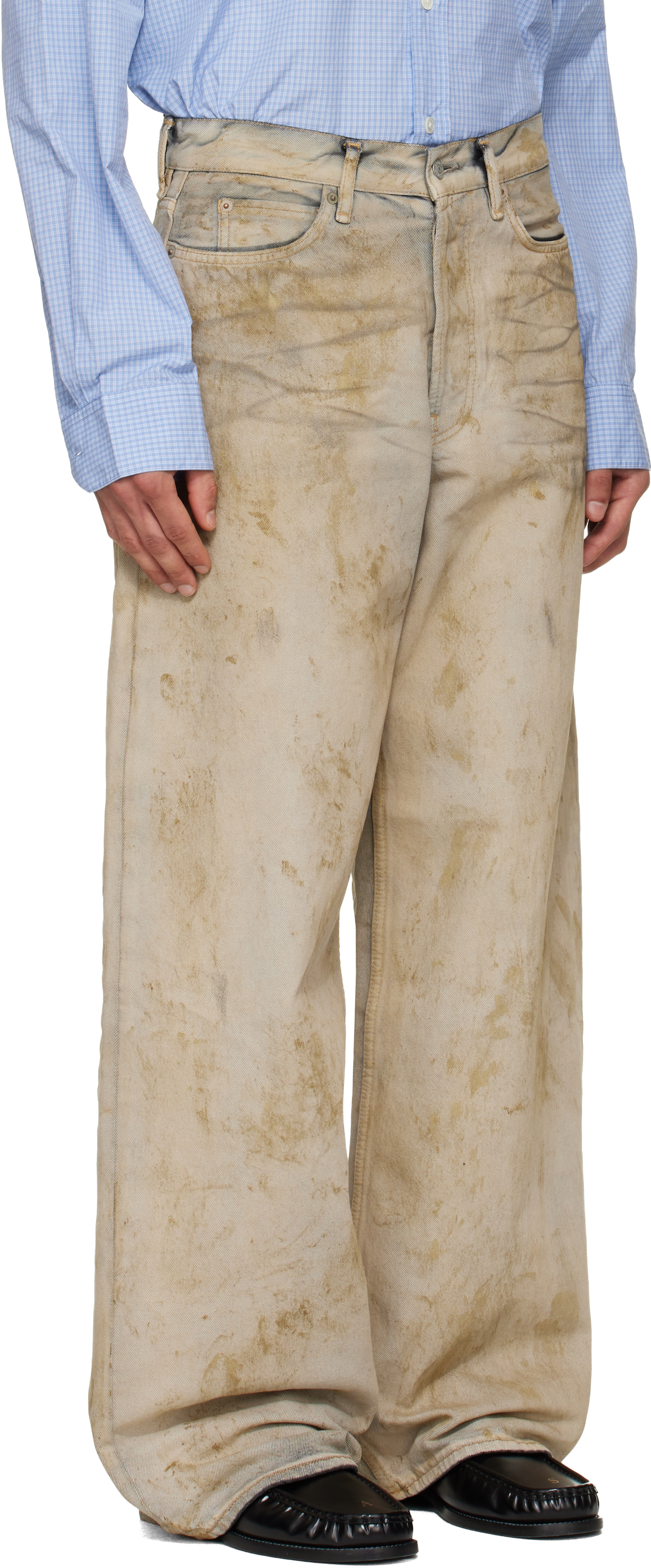 Acne Studios - Jean décontracté 1981 beige