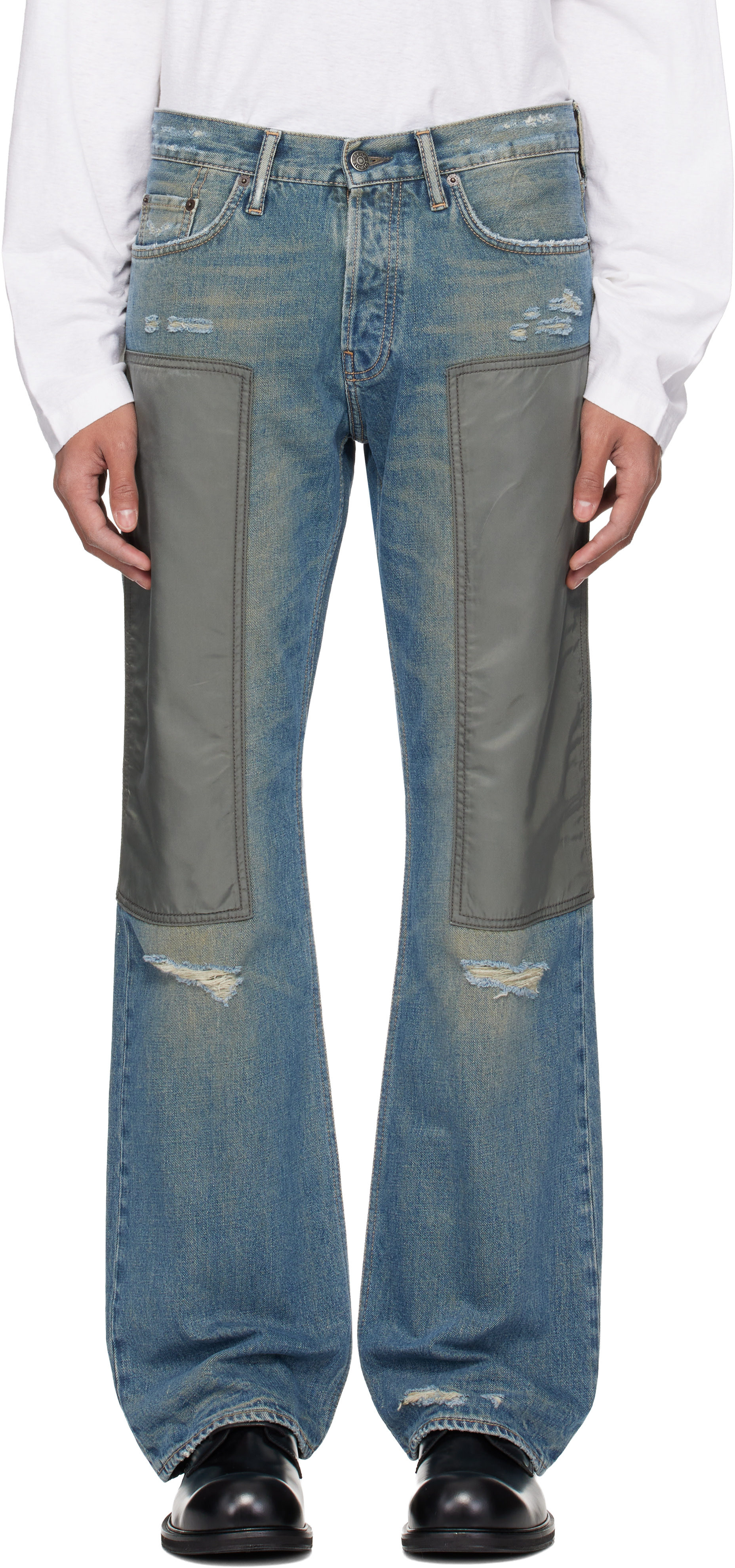Acne Studios - Jean 2010 bleu à coupe classique