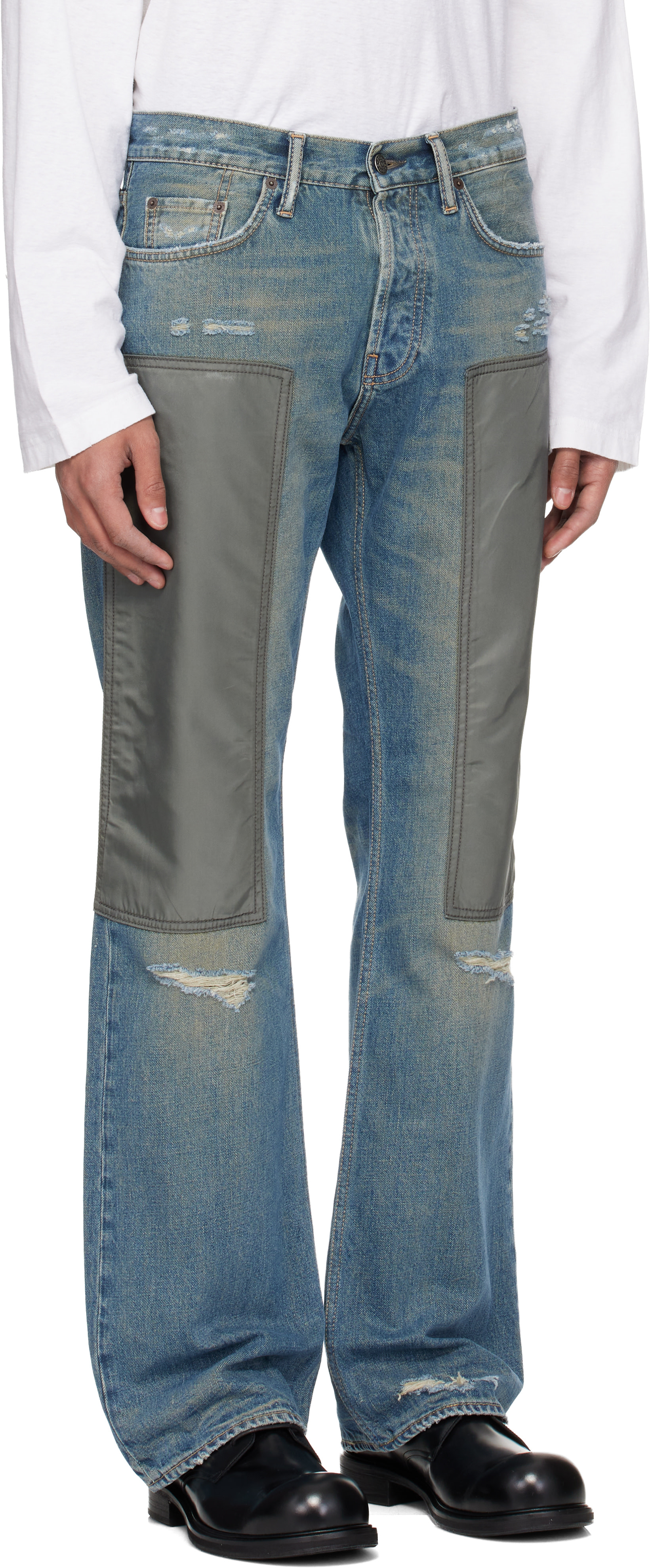 Acne Studios - Jean 2010 bleu à coupe classique