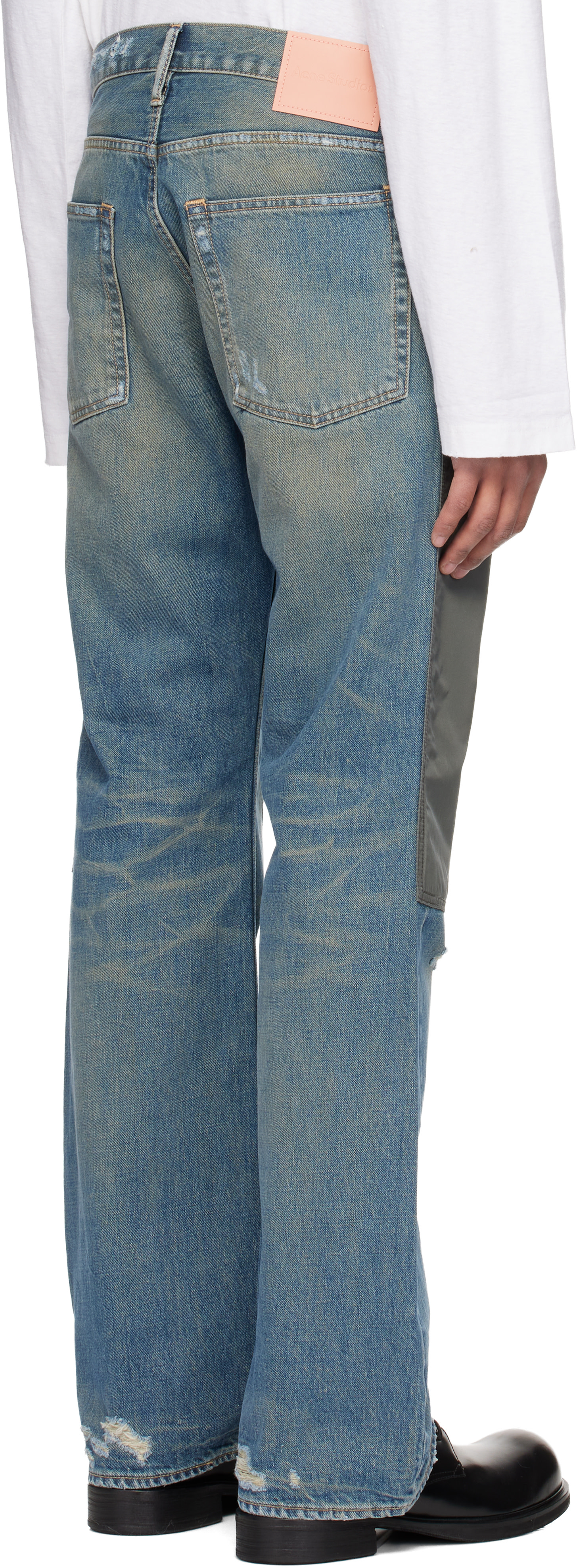 Acne Studios - Jean 2010 bleu à coupe classique