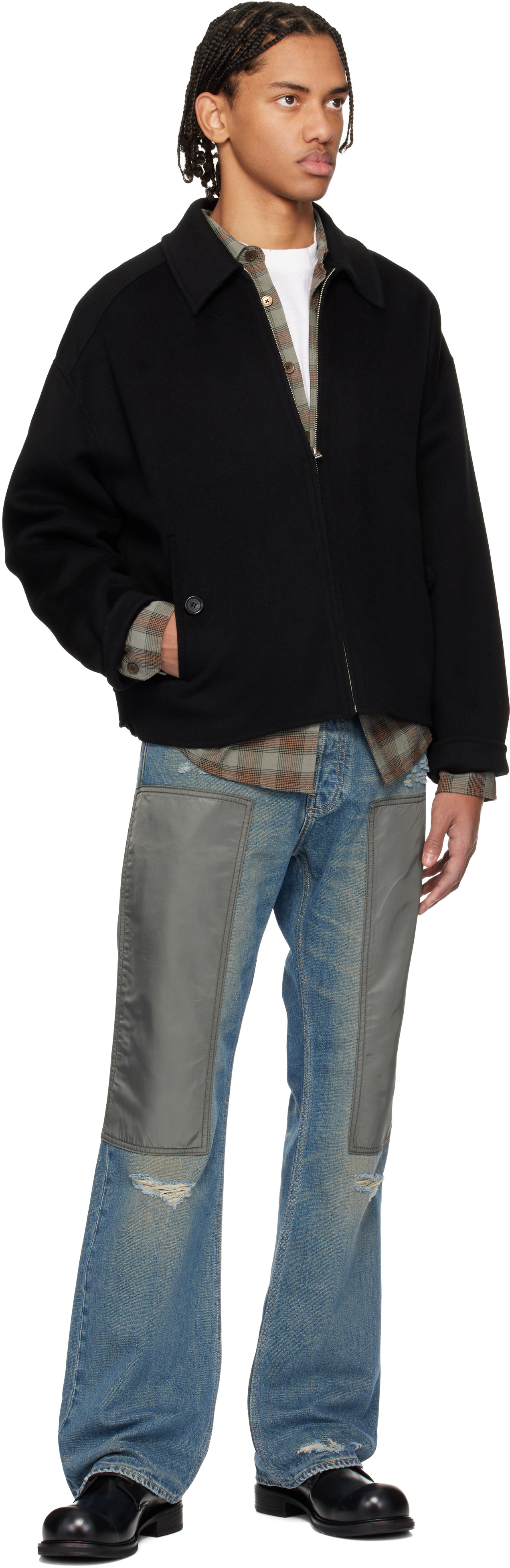 Acne Studios - Jean 2010 bleu à coupe classique