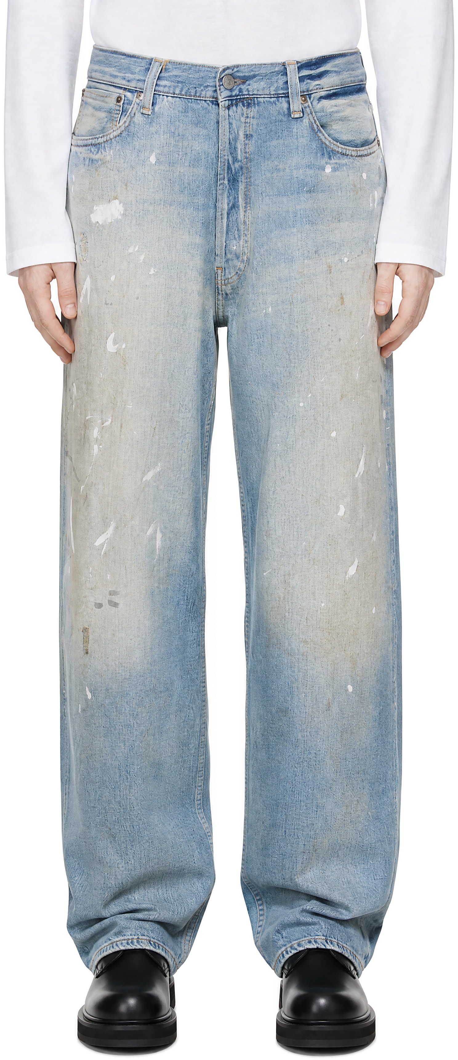 Acne Studios - 블루 루즈 핏 2023 데님 진
