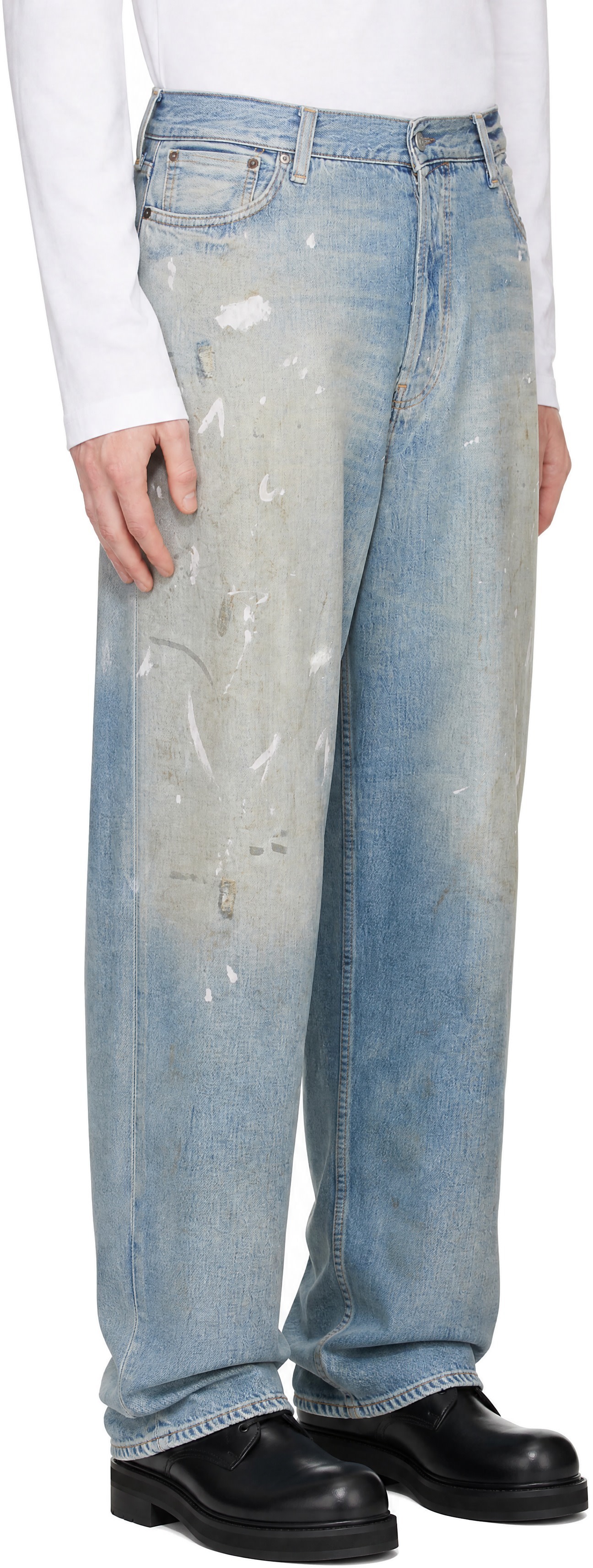 Acne Studios - 블루 루즈 핏 2023 데님 진