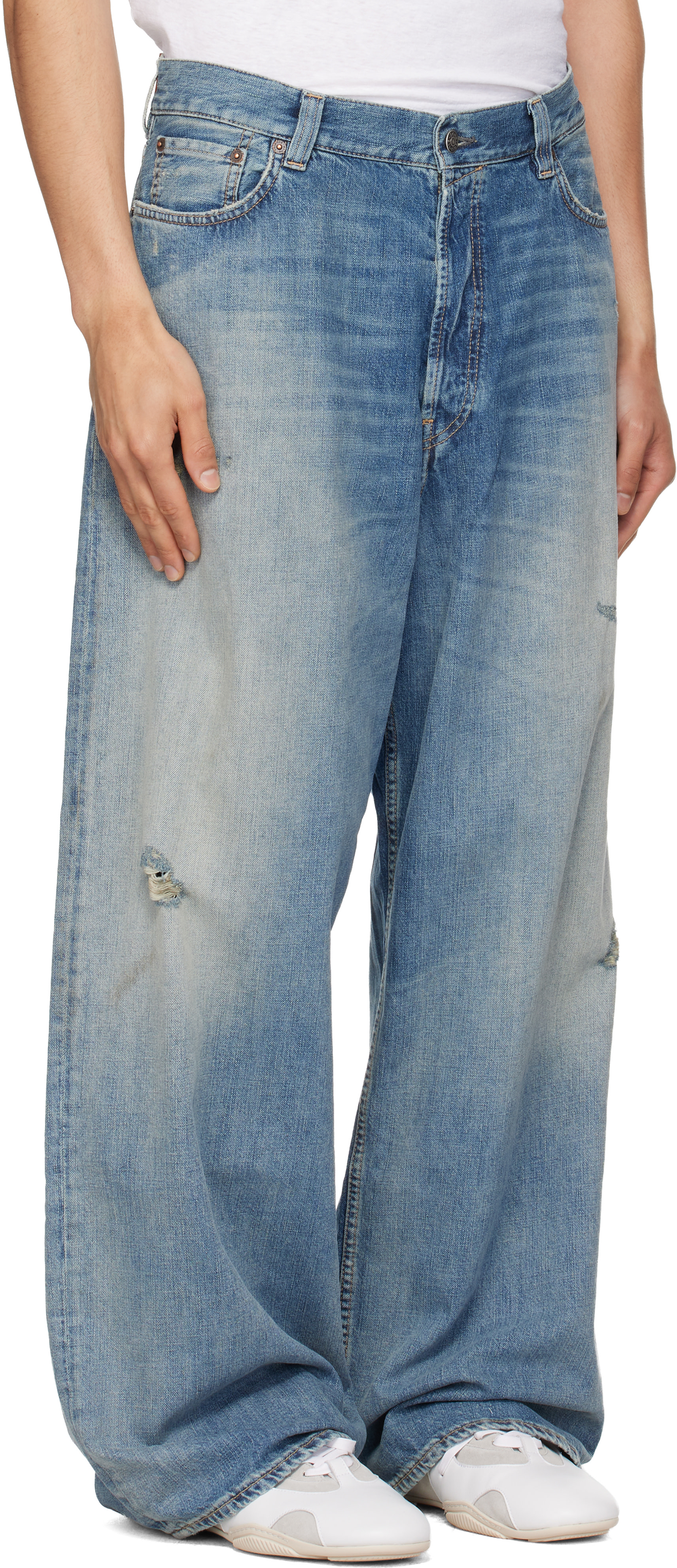 Acne Studios: Blue Loose Fit 2023 Jeans | SSENSE