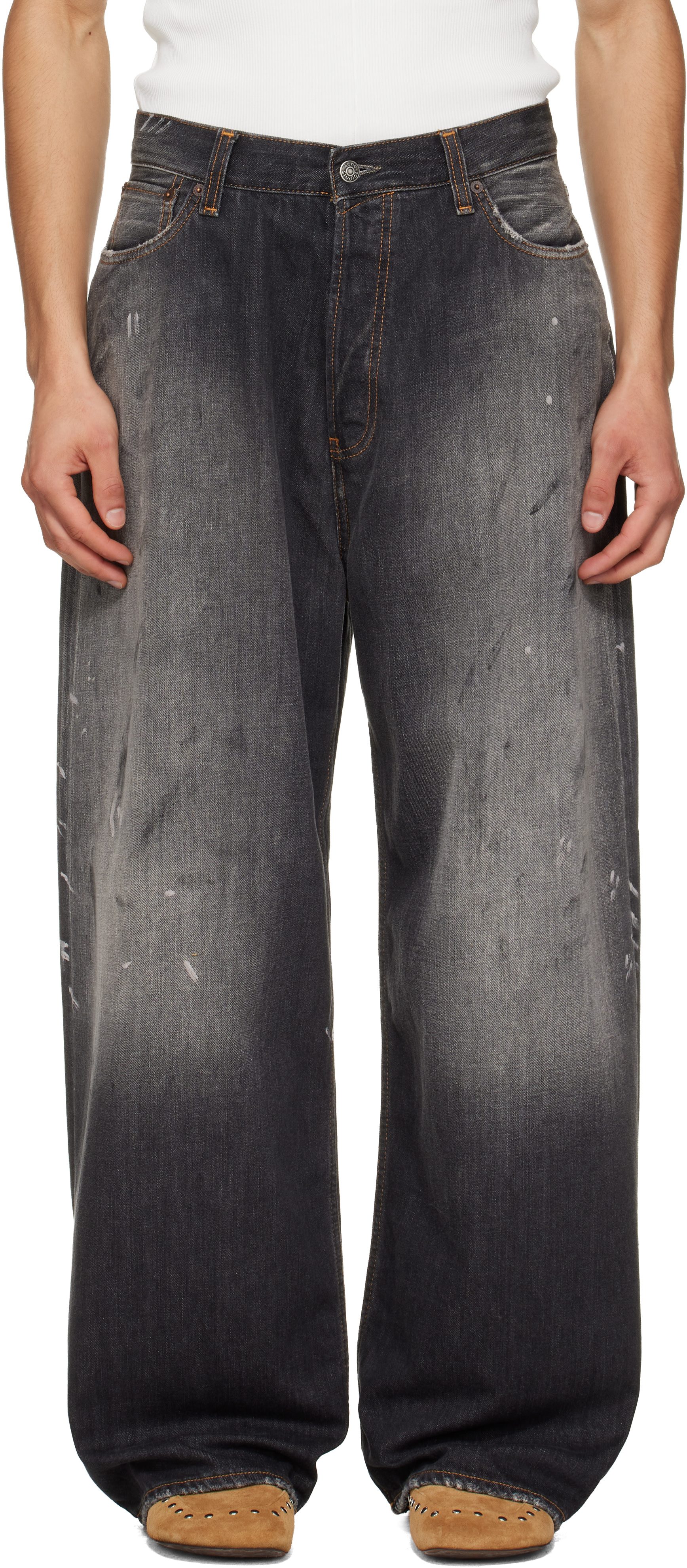 Acne Studios - 블랙 2023 데님 진