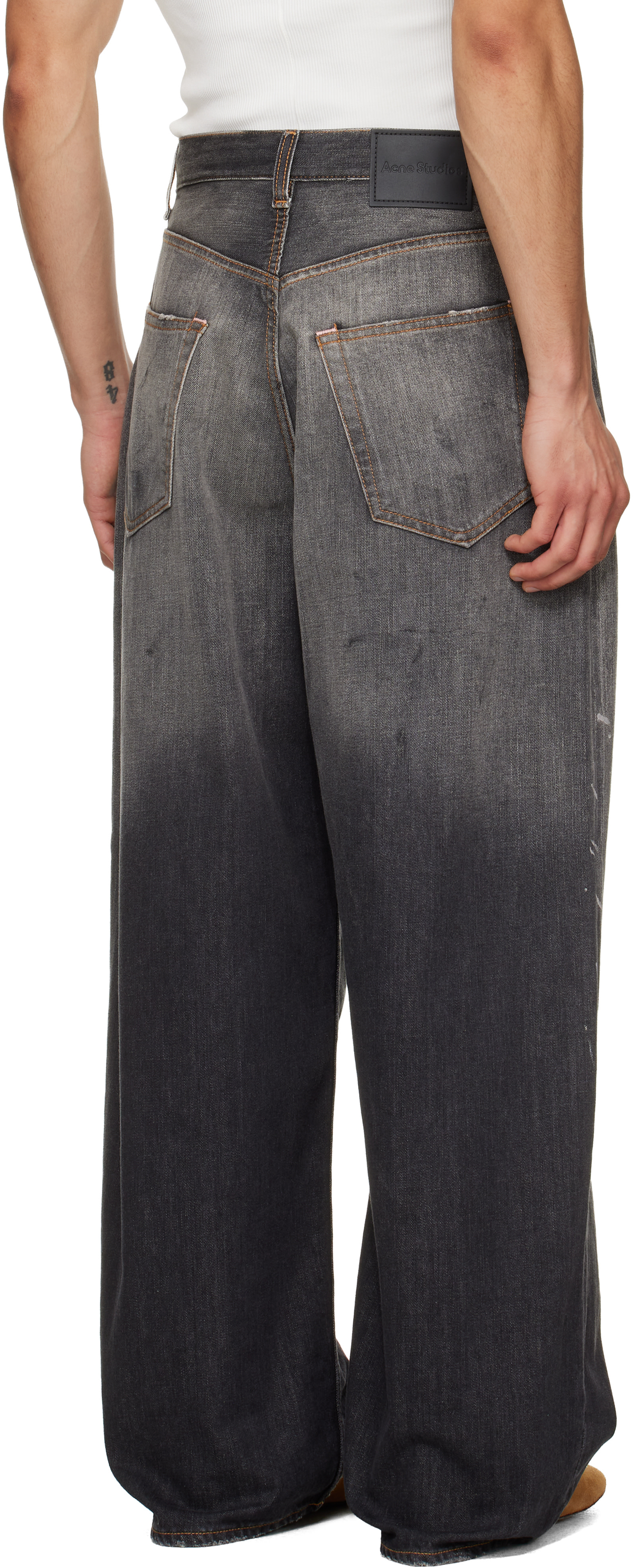 Acne Studios - 블랙 2023 데님 진