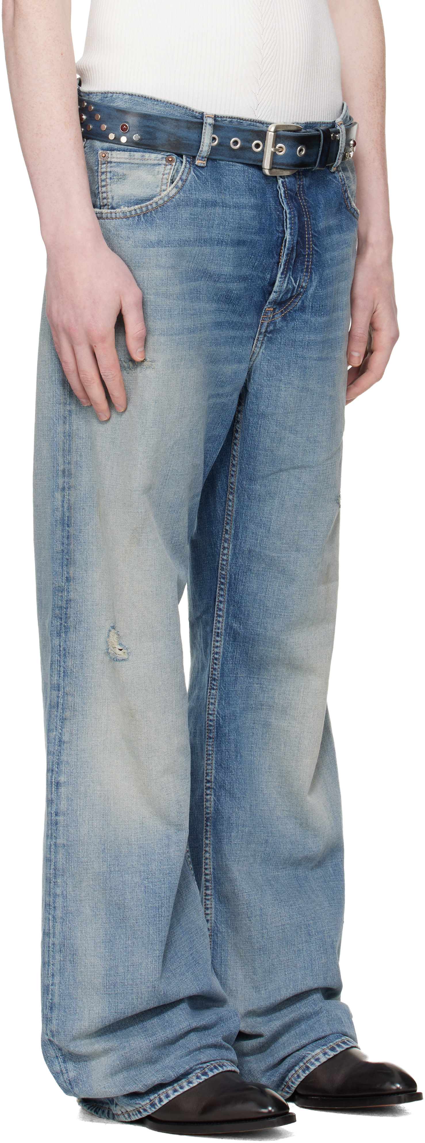 Acne Studios - Jean 2021M bleu à coupe classique