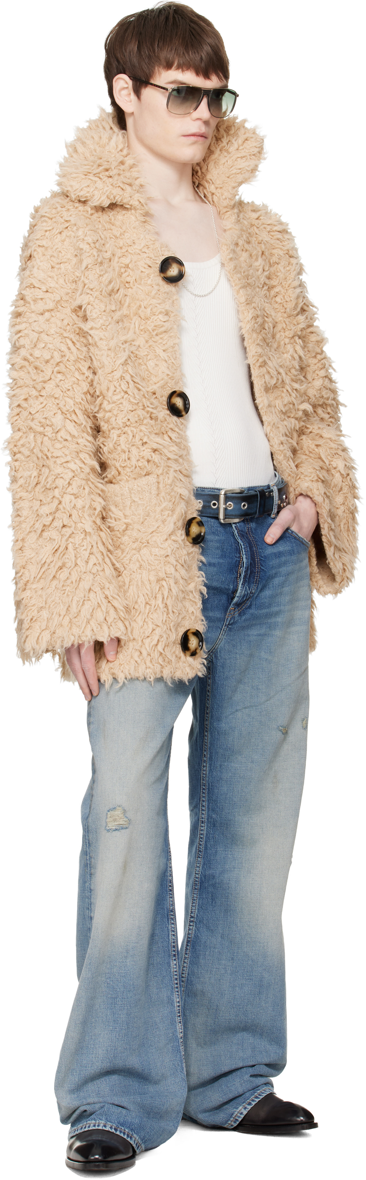 Acne Studios - Jean 2021M bleu à coupe classique