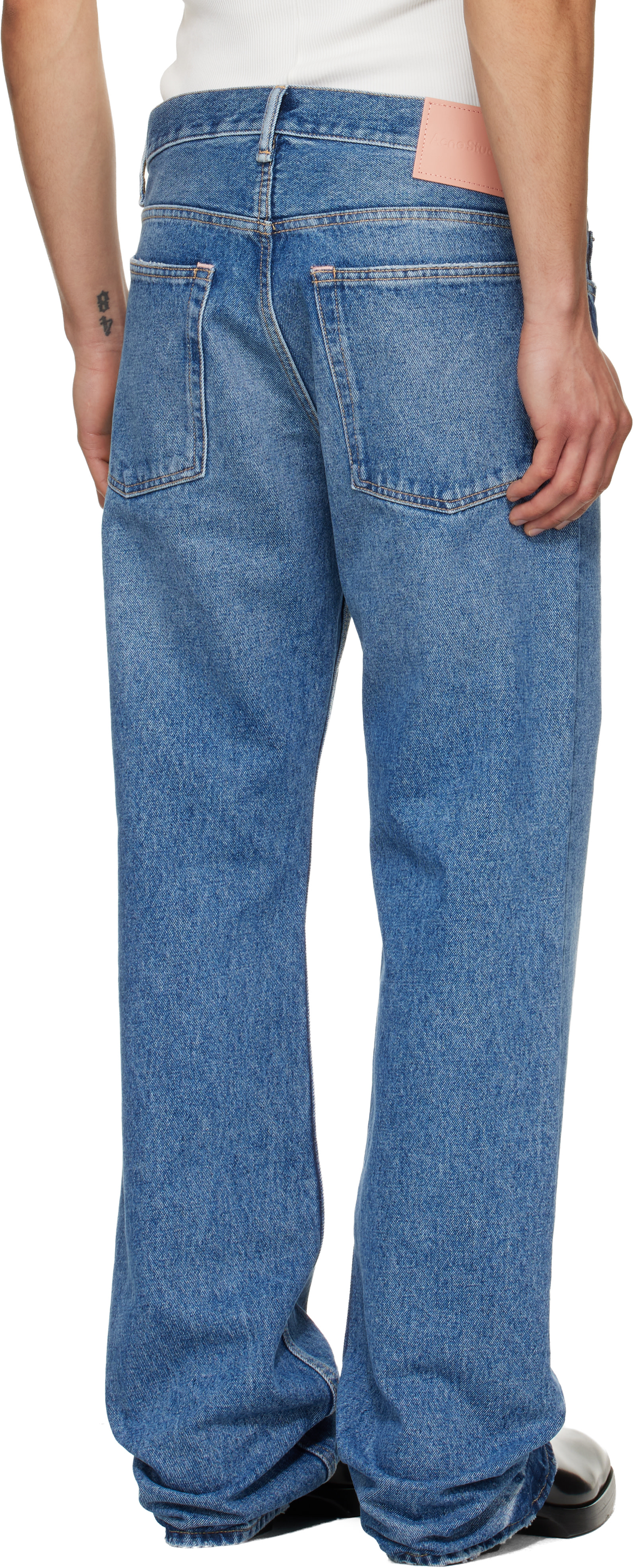 Acne Studios - Jean 2010M bleu à coupe classique