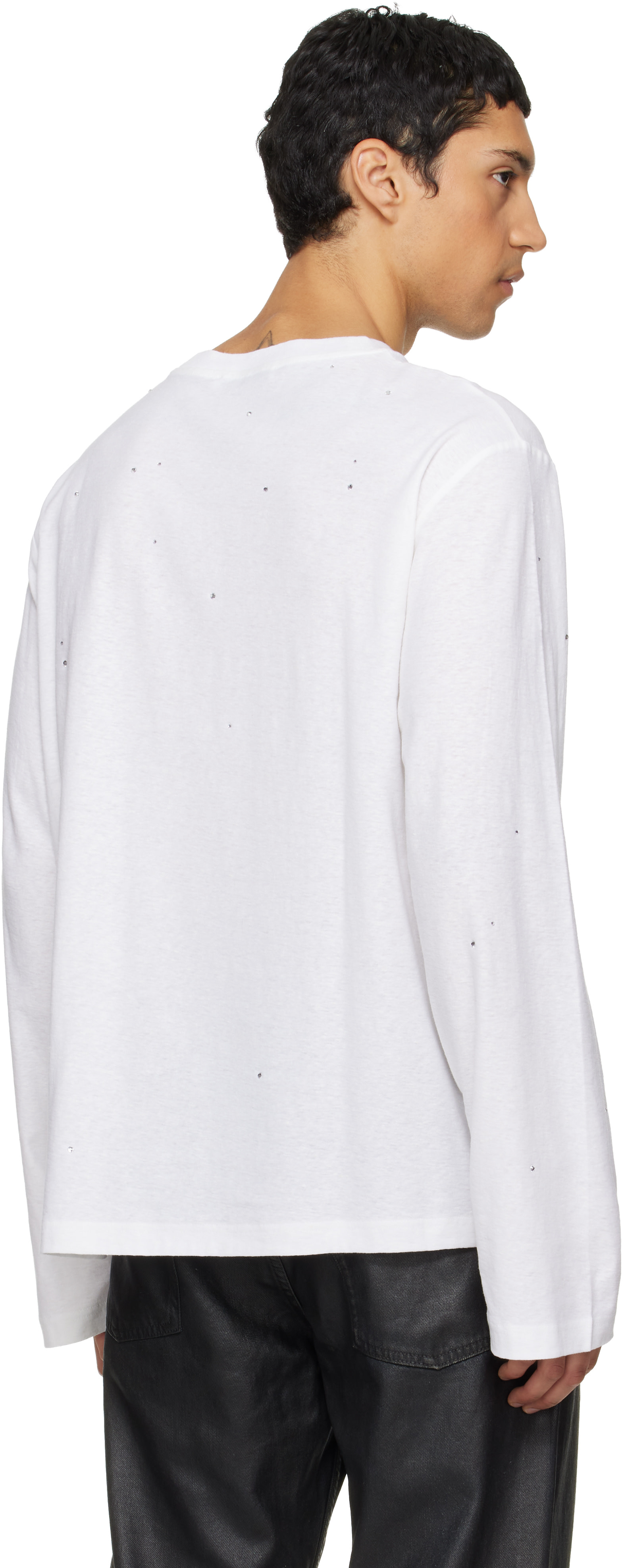 Acne Studios - T-shirt blanc à logo