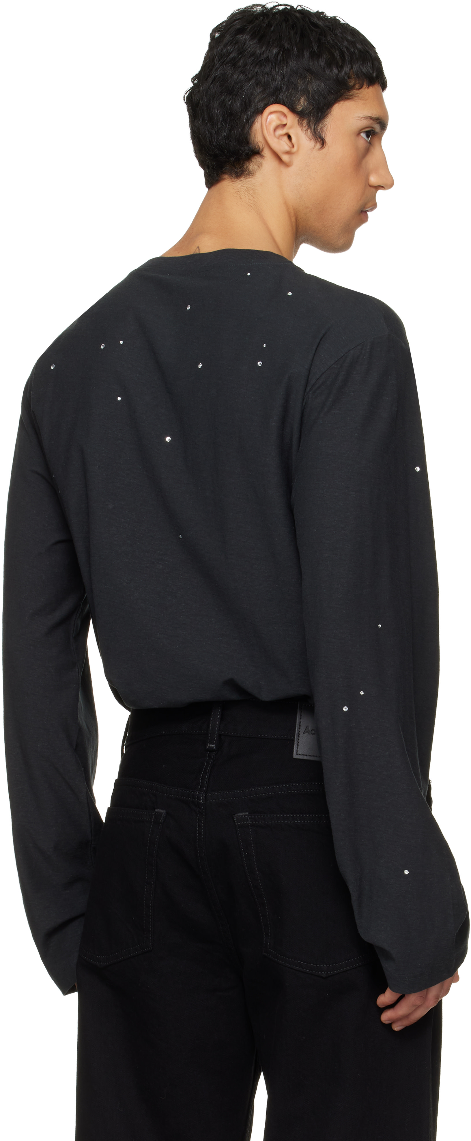 Acne Studios - T-shirt noir à logo