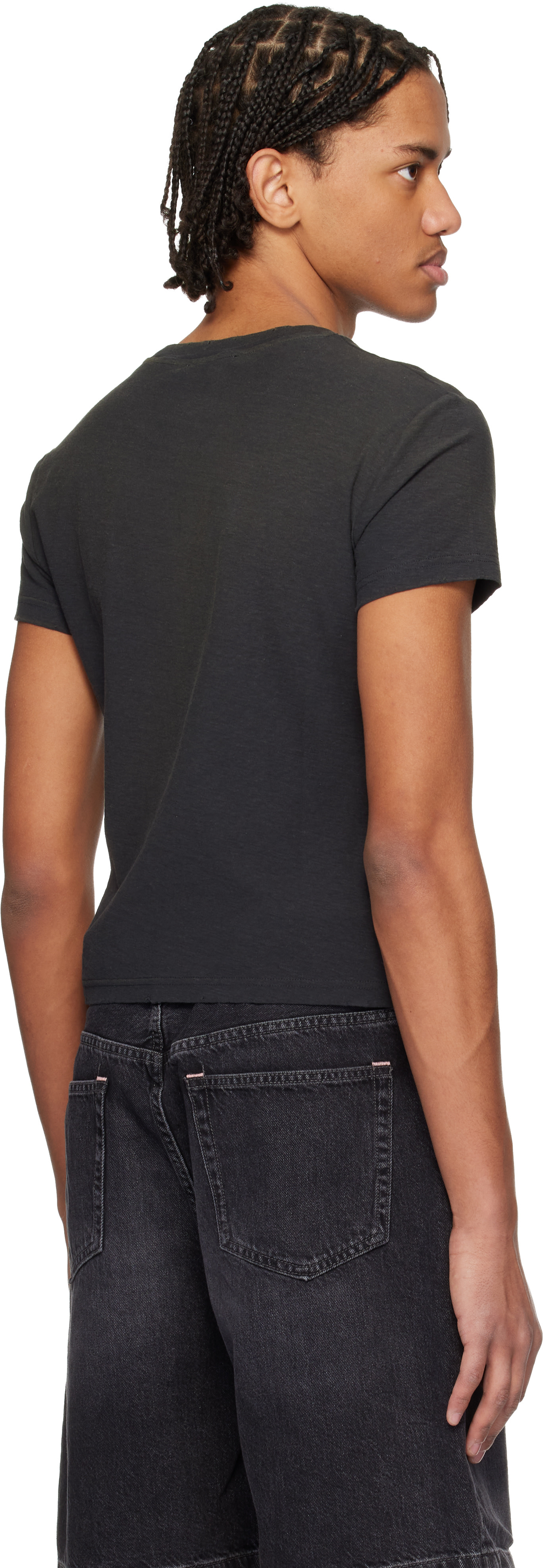 Acne Studios - T-shirt noir à logo