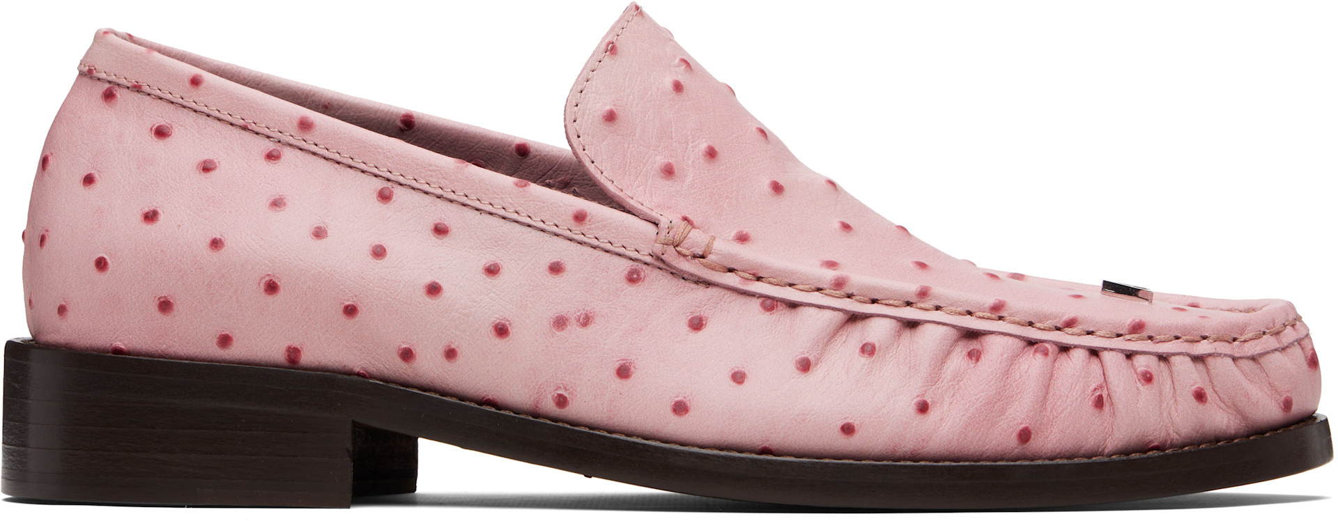 Acne Studios - Flâneurs roses en cuir
