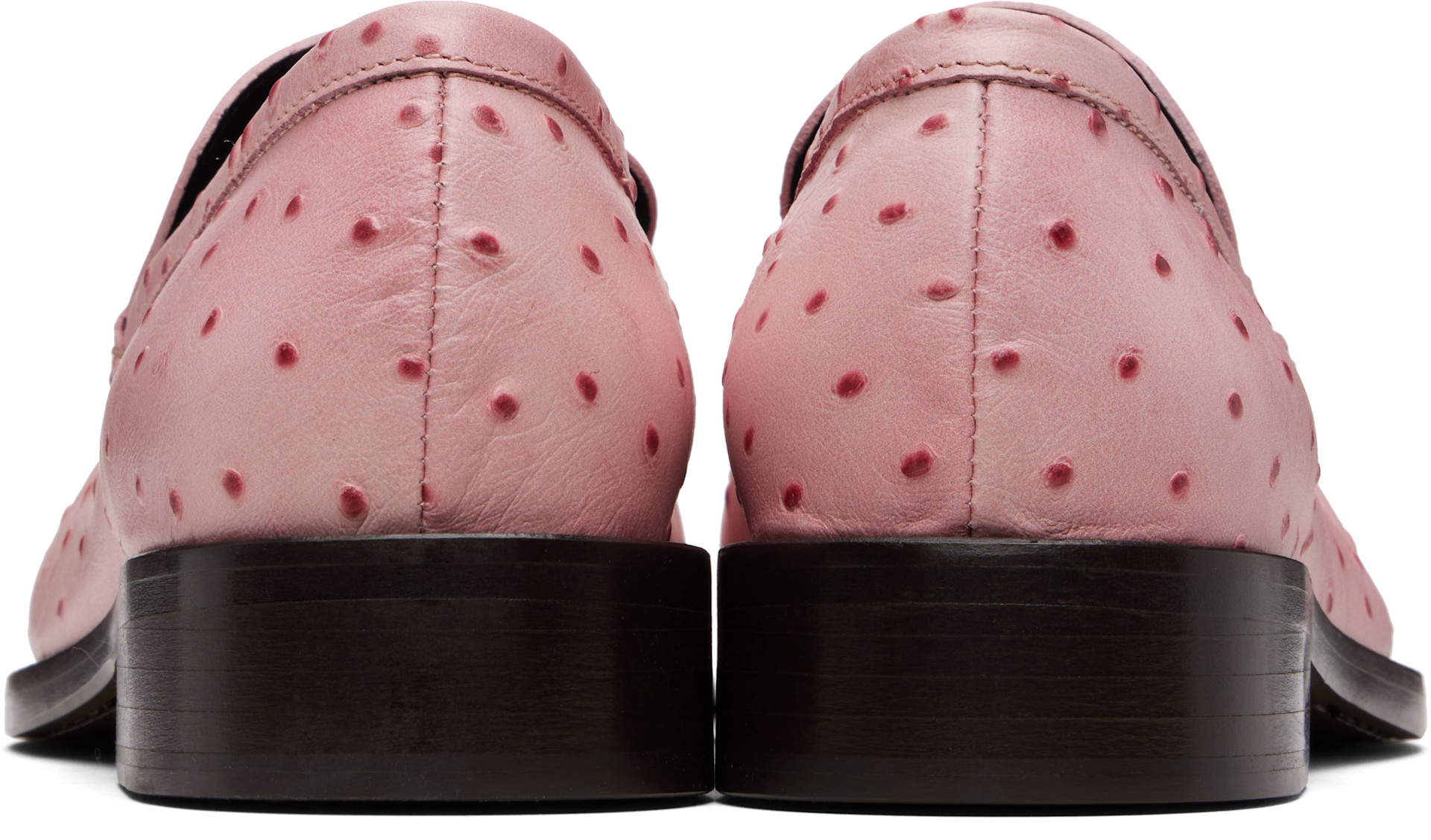 Acne Studios - Flâneurs roses en cuir