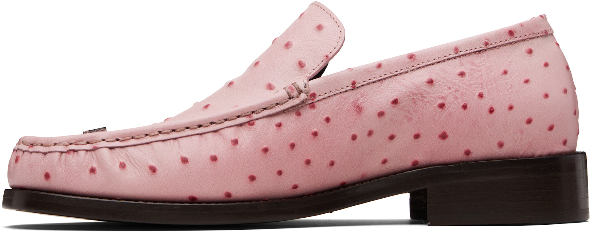 Acne Studios - Flâneurs roses en cuir