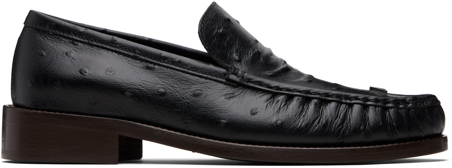 Acne Studios - Flâneurs noirs en cuir