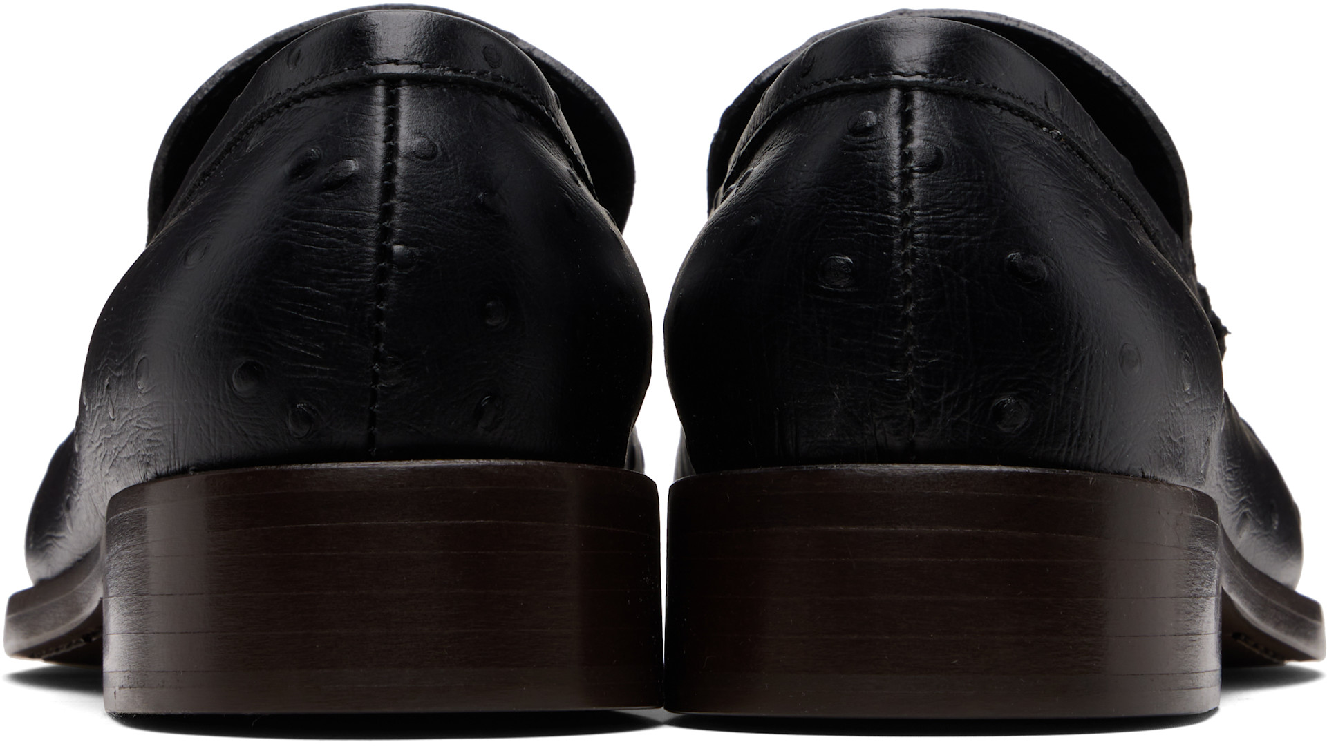 Acne Studios - Flâneurs noirs en cuir