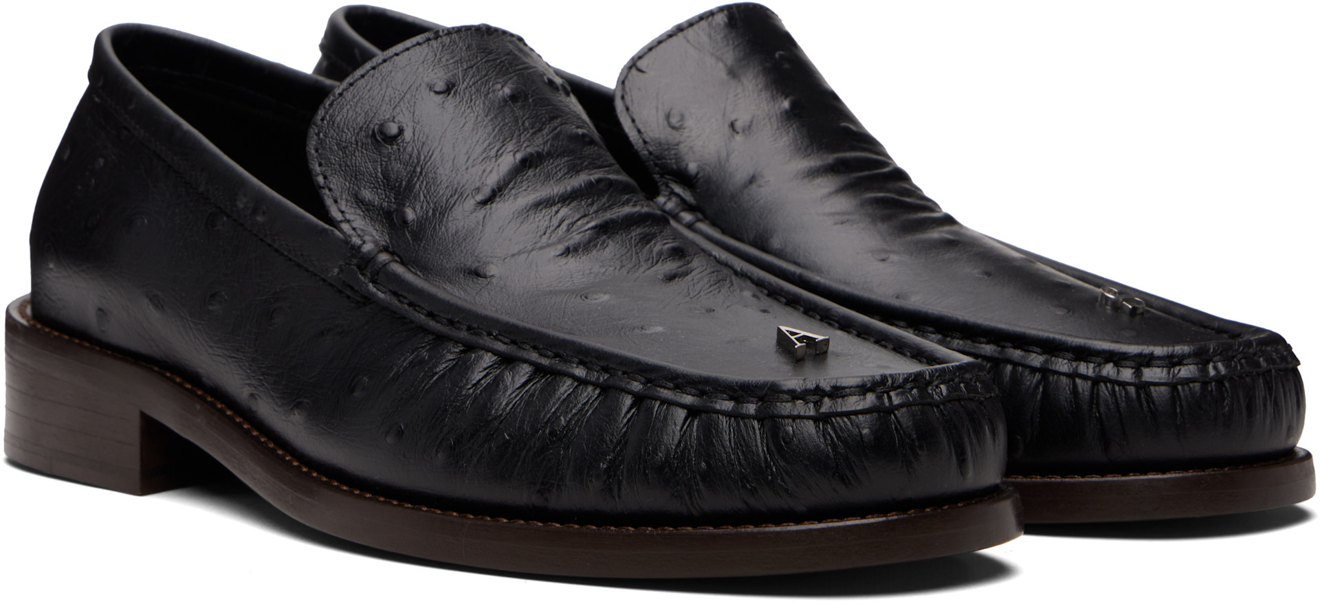 Acne Studios - Flâneurs noirs en cuir