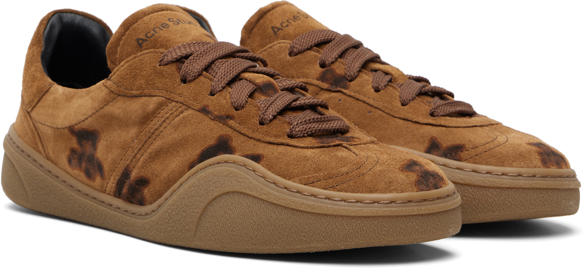 Acne Studios - Baskets brunes à laçage