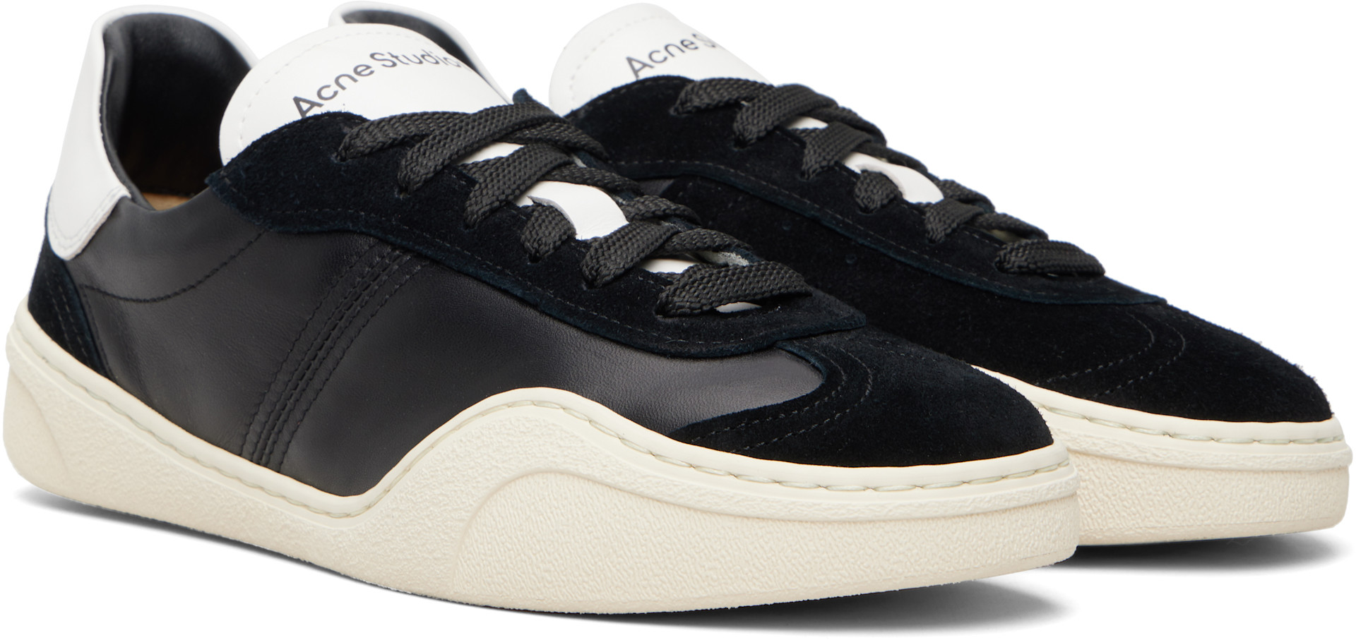 Acne Studios - Black Leather Sneakers