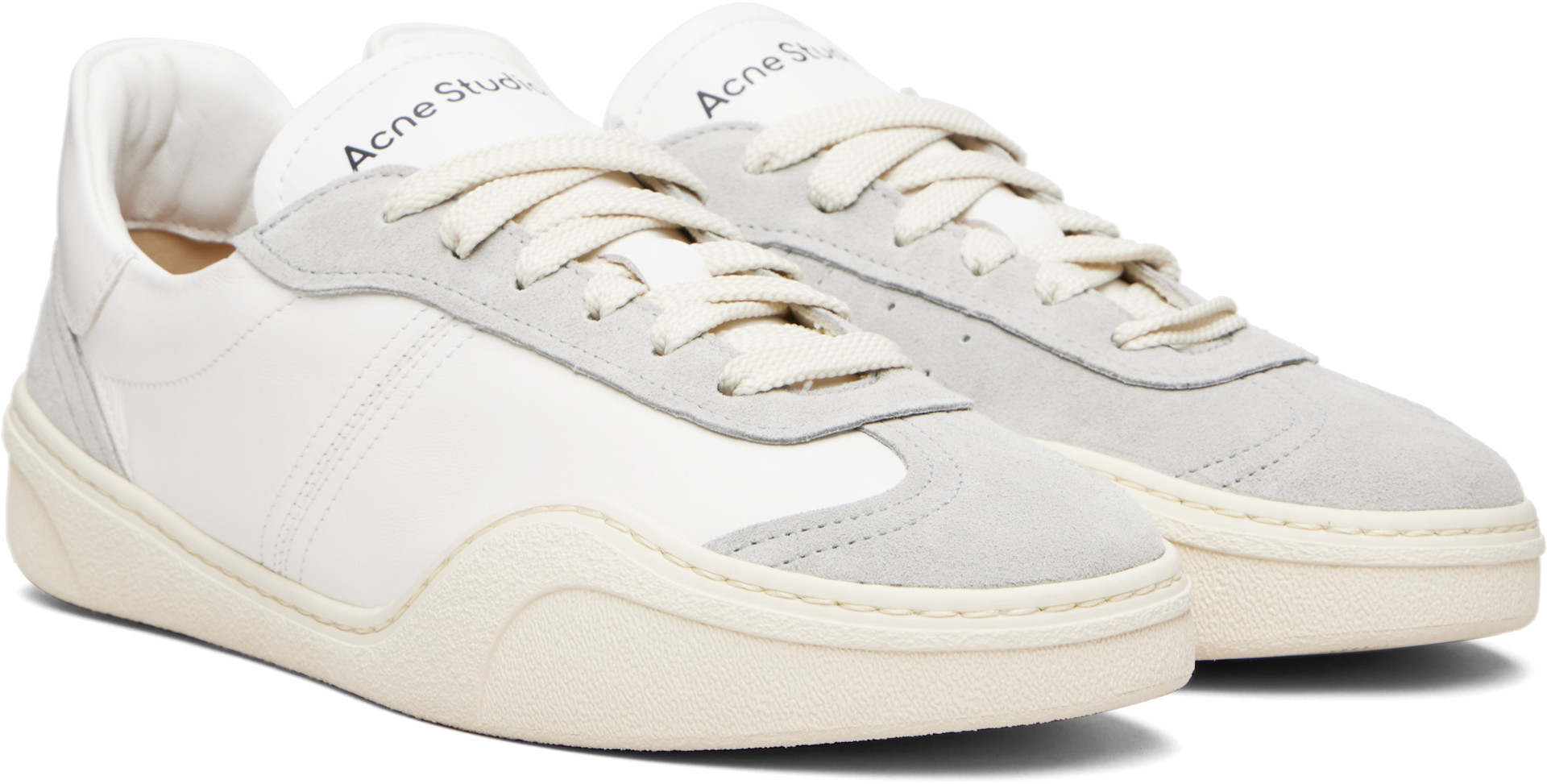 Acne Studios - Baskets blanches en cuir