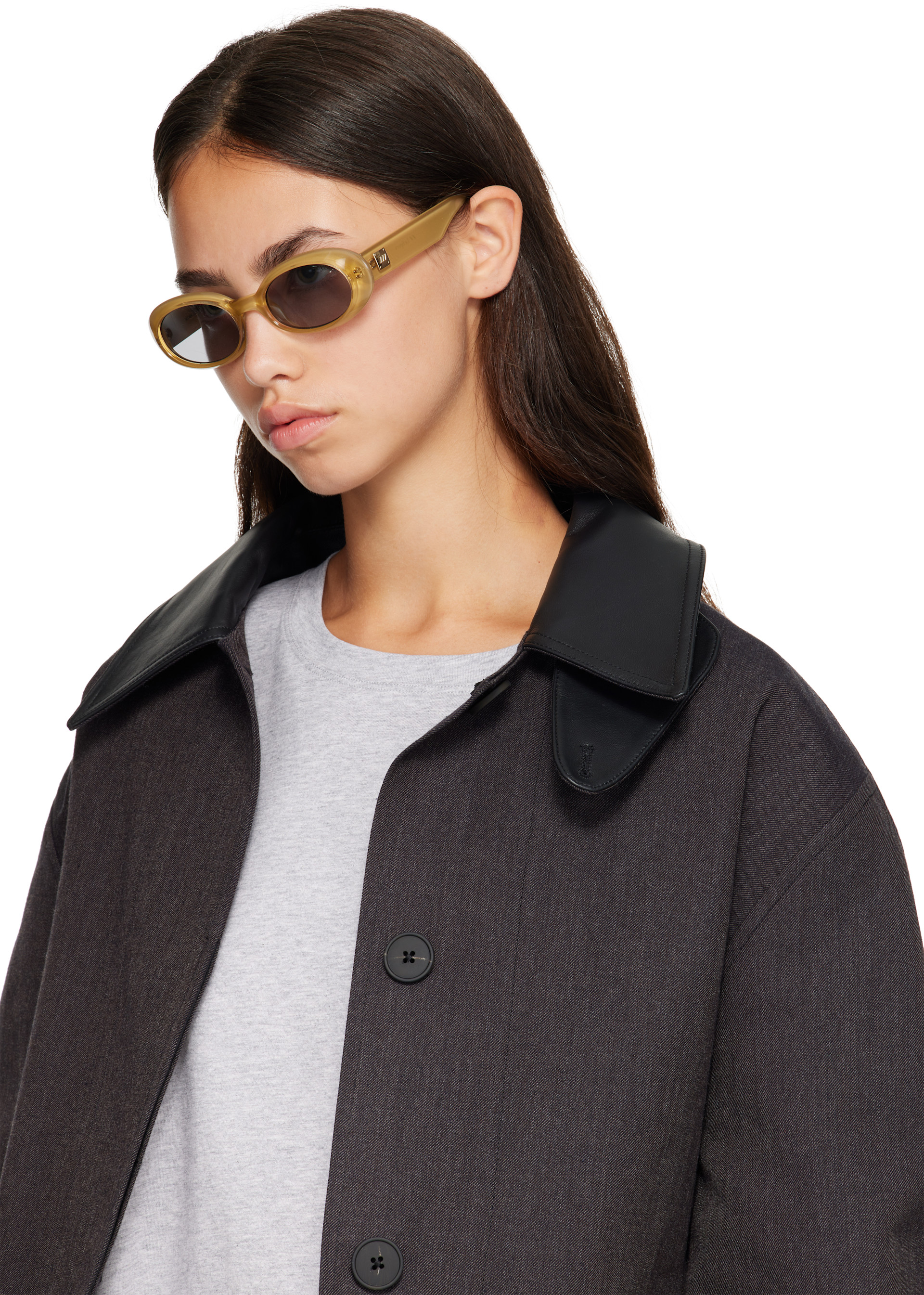 Le Specs - Beige 'Work It!' Sunglasses