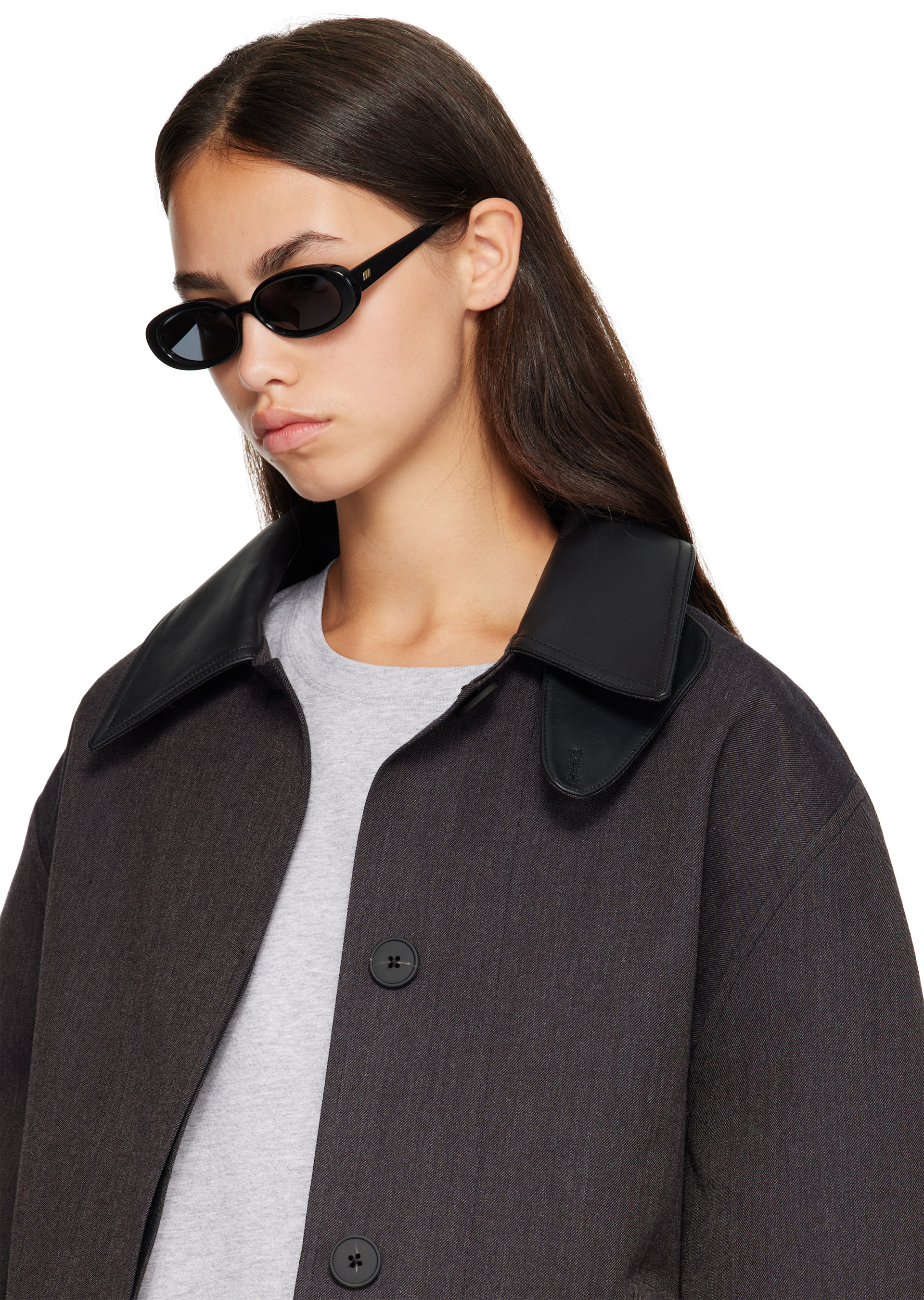 Le Specs: Black Outta Love Sunglasses | SSENSE Canada