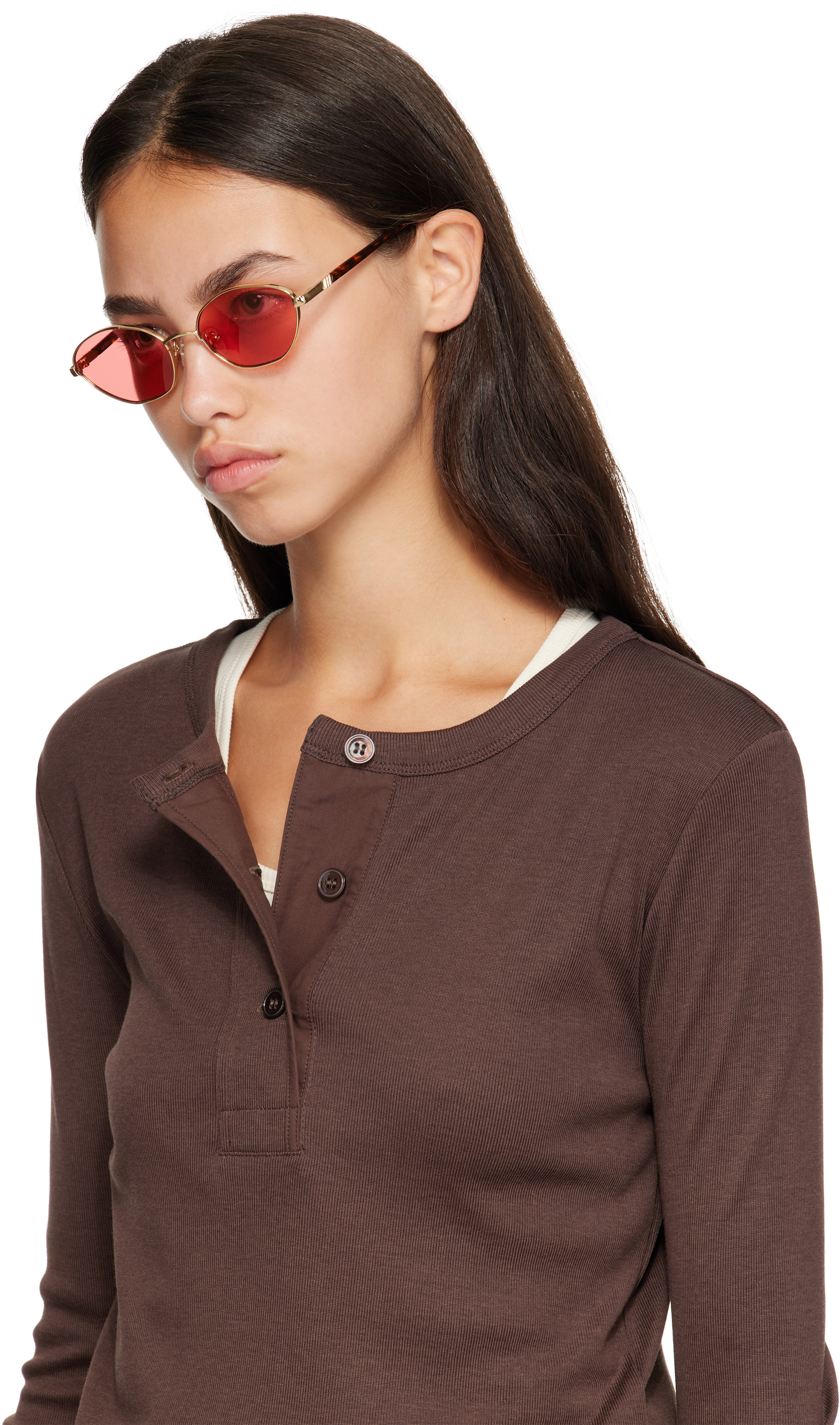 Le Specs - Lunettes de soleil Le Bebe dorées