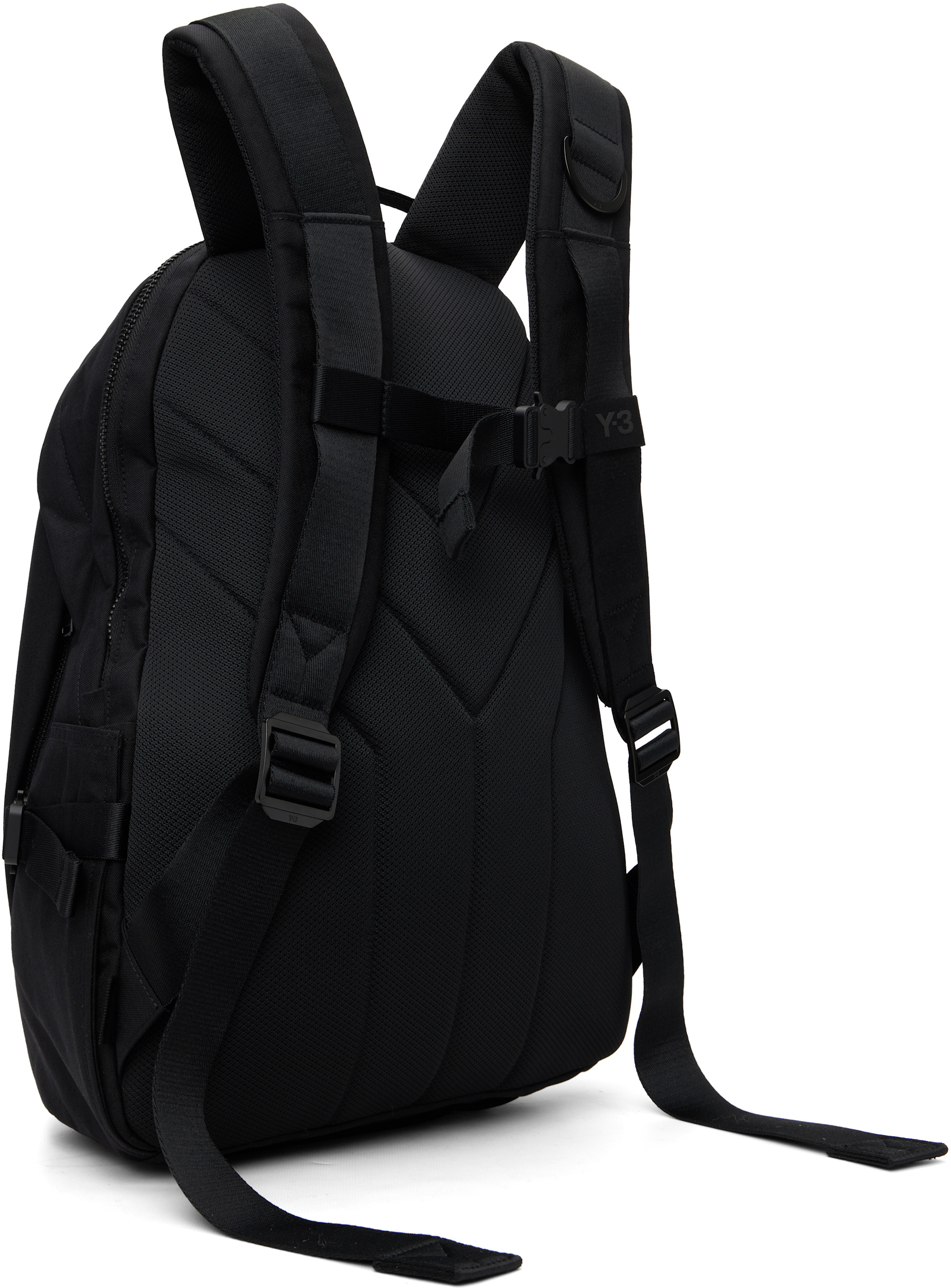 Y-3: ブラック Cordura バックパック | SSENSE 日本