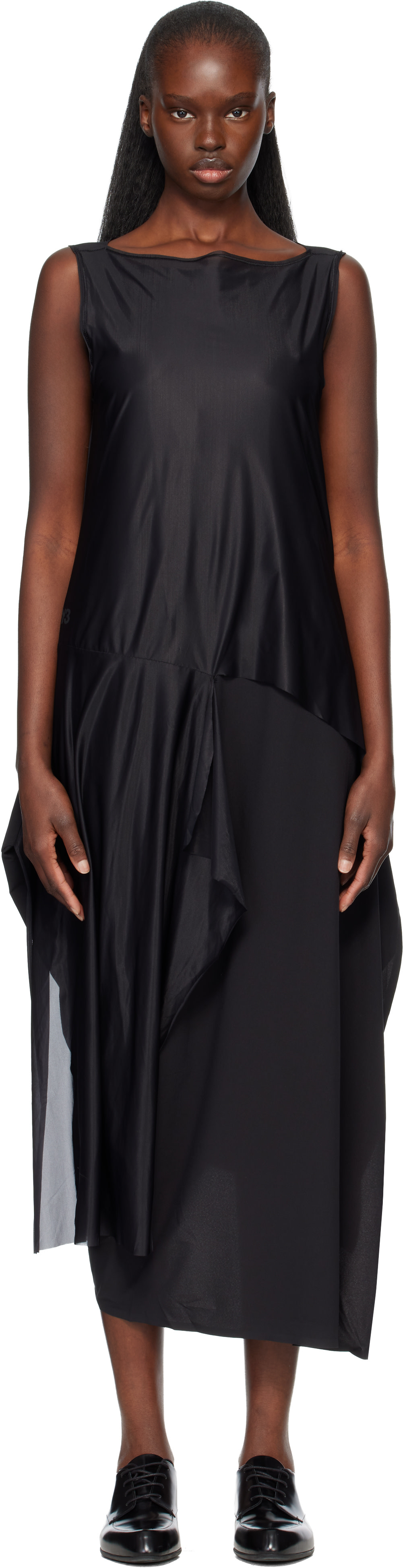 jersey mesh dress Y-3 Black M Womens dresses