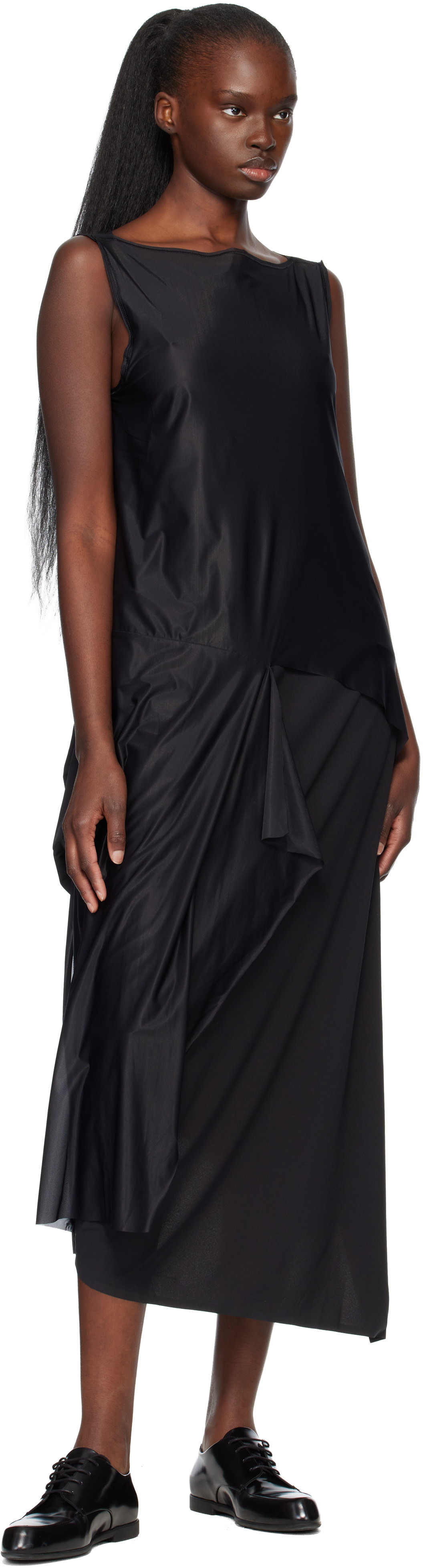 black mesh midi dress Y-3 M dresses:embellished dresses Color:Yellow Calvin Klein Women's Short-Sleeve Removable slip lining