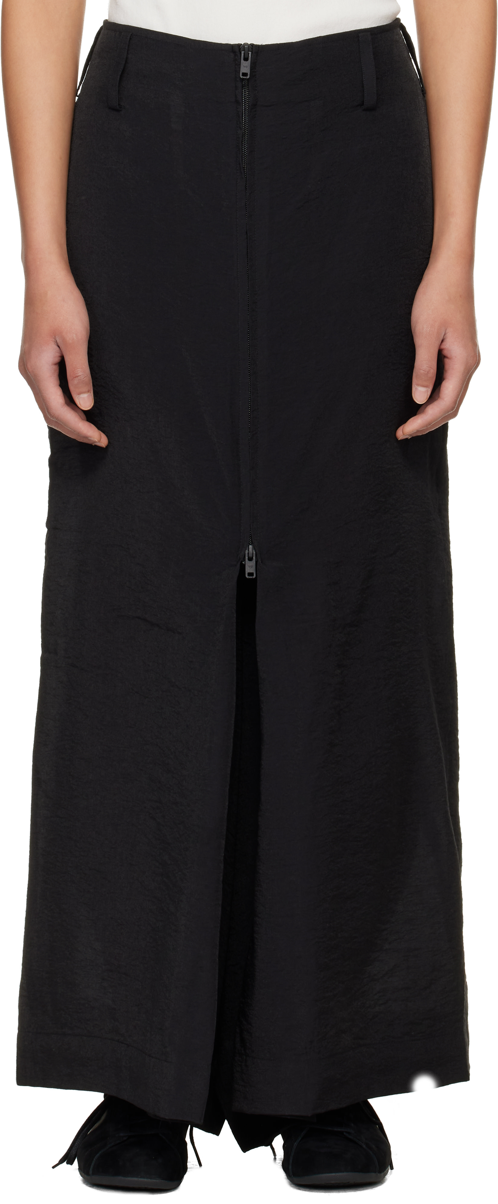 Y-3 - Pantalon de détente ample utilitaire noir