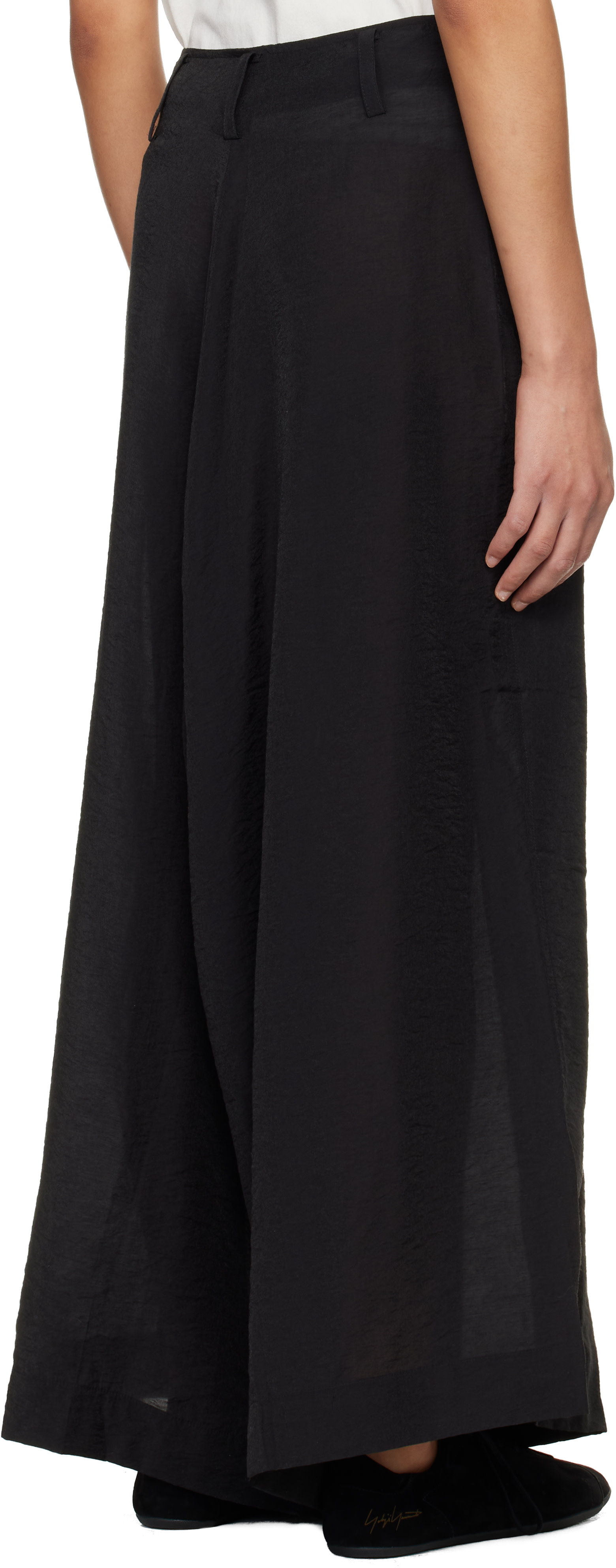 Y-3 - Pantalon de détente ample utilitaire noir