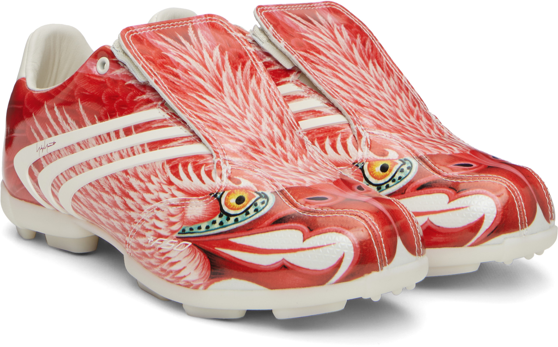 Y-3 - Baskets F50 Beast rouges